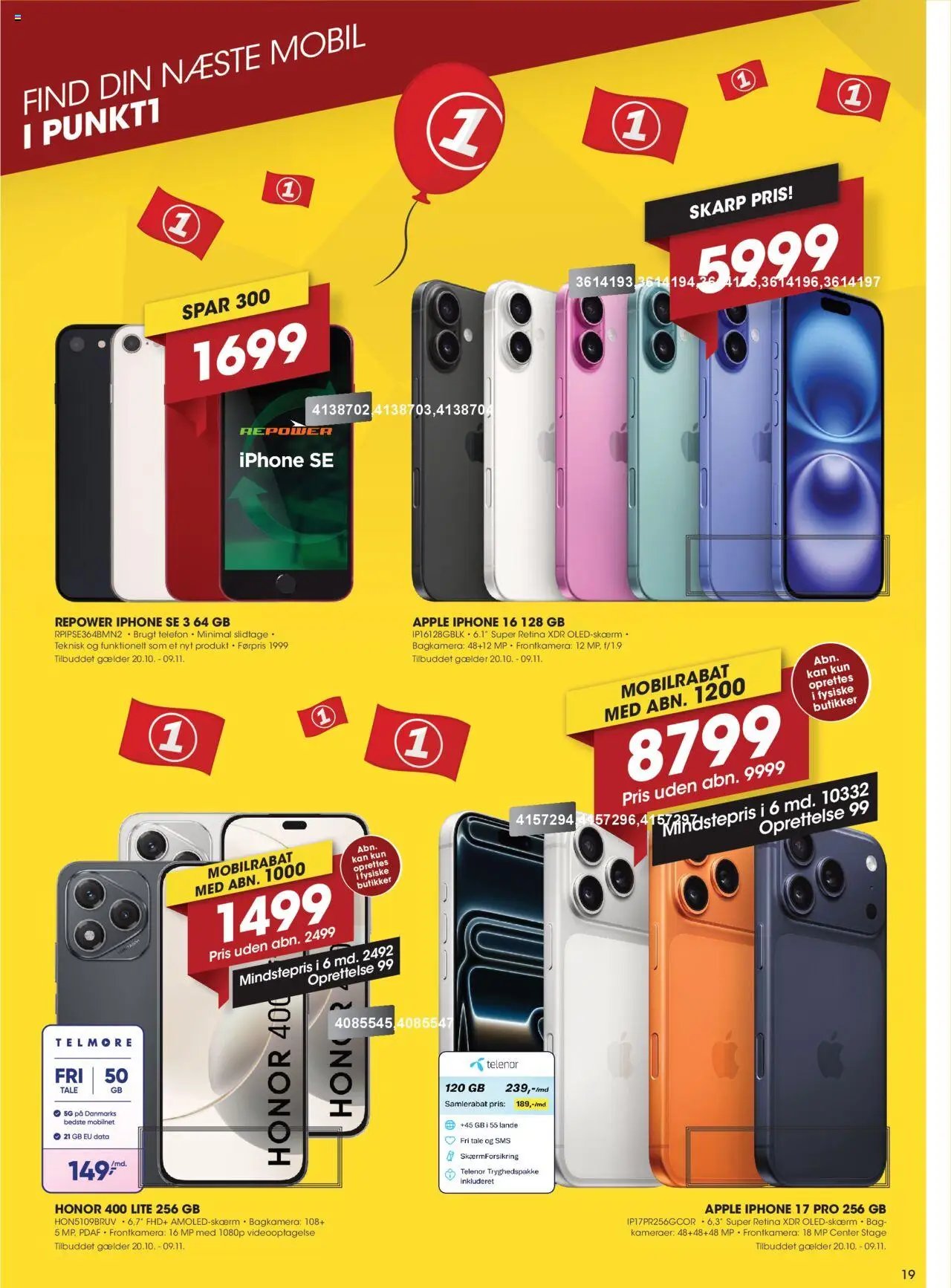 Punkt1 tilbudsavis fra 20/10/2025 Tilbudsavis