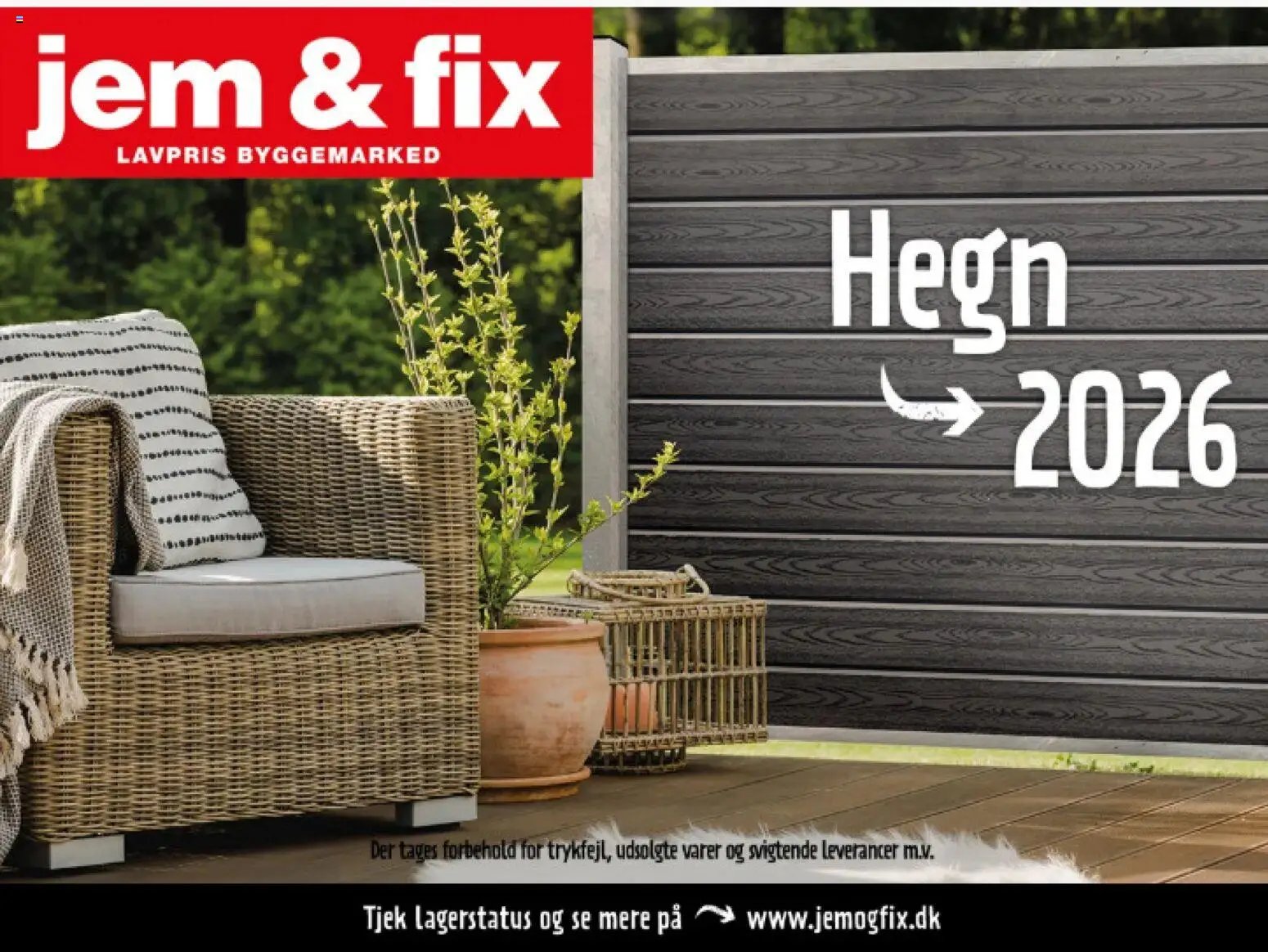 Jem & fix tilbudsavis fra 21/05/2026 Jem & fix - Hegnskatalog