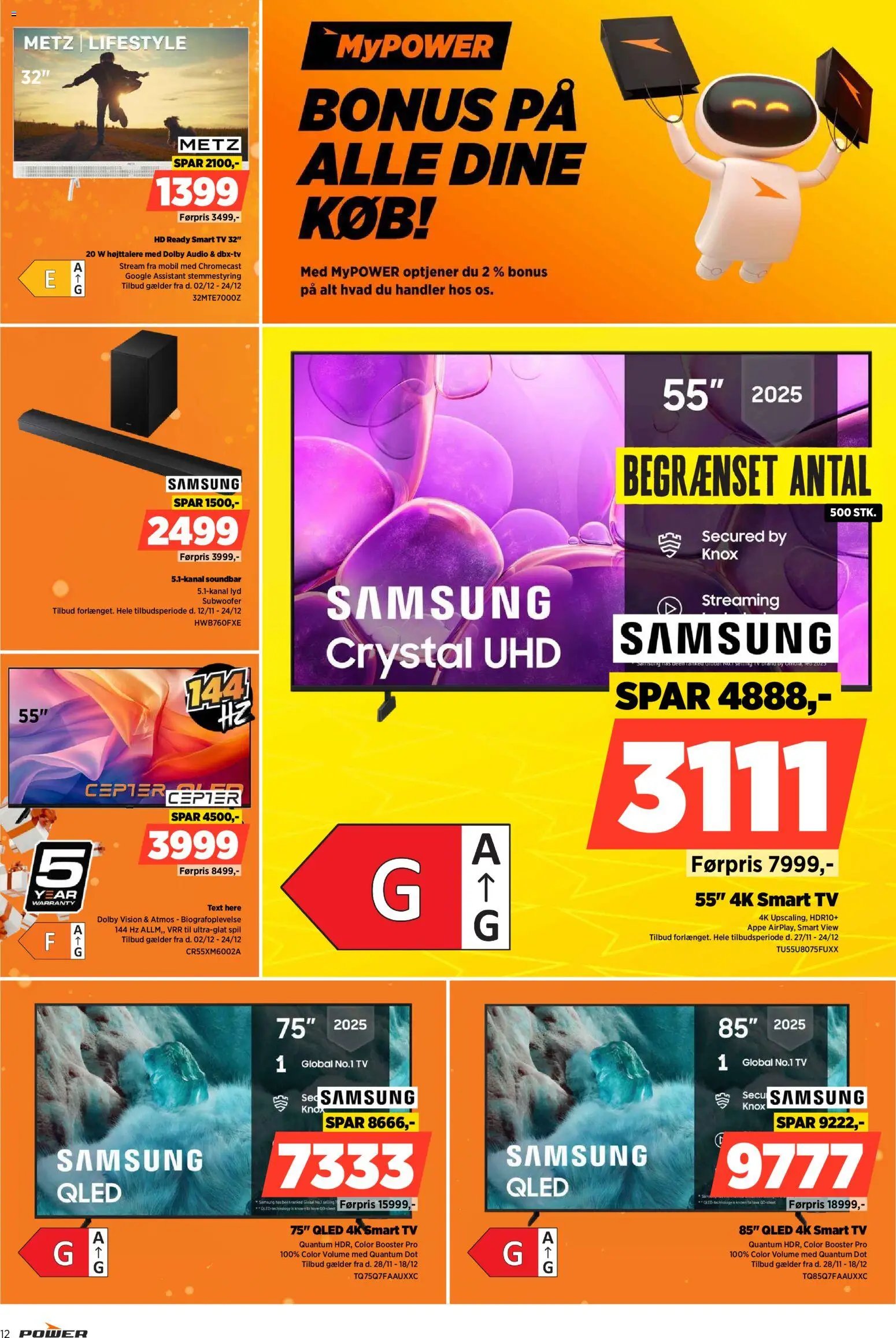 Power tilbudsavis fra 02/12/2025 Tilbudsavis