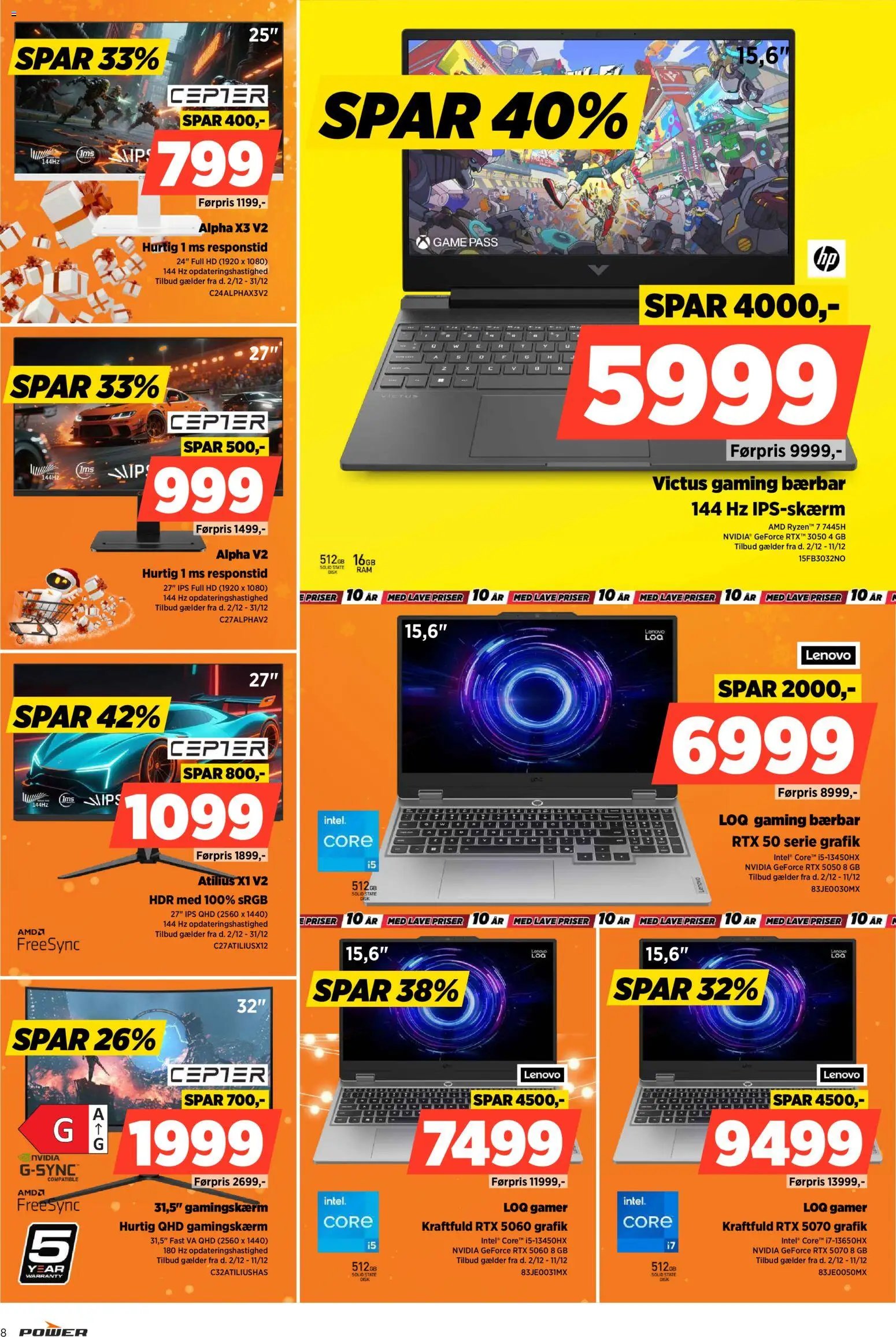 Power tilbudsavis fra 02/12/2025 Tilbudsavis