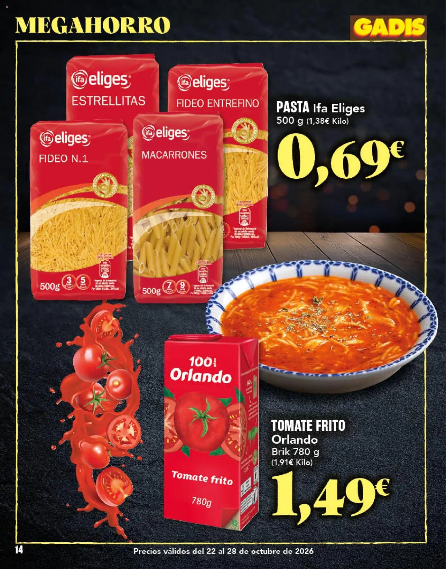 Gadis folleto > 22/10 - 28/10/2026 > Ofertas