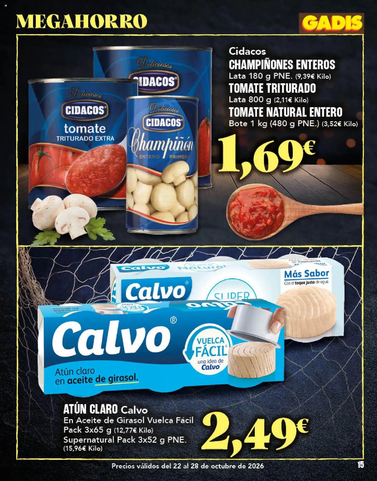 Gadis folleto > 22/10 - 28/10/2026 > Ofertas
