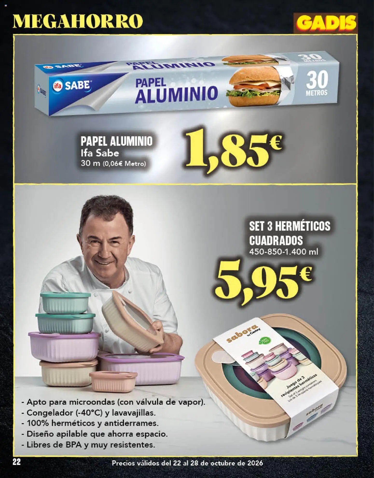Gadis folleto > 22/10 - 28/10/2026 > Ofertas