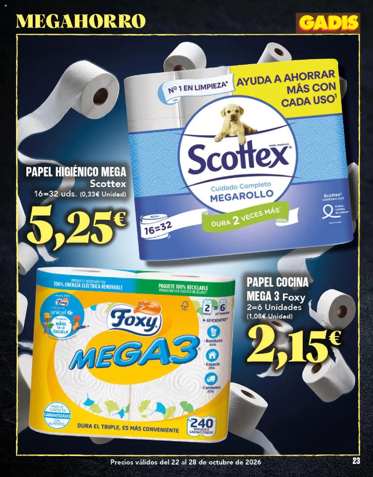 Gadis folleto > 22/10 - 28/10/2026 > Ofertas