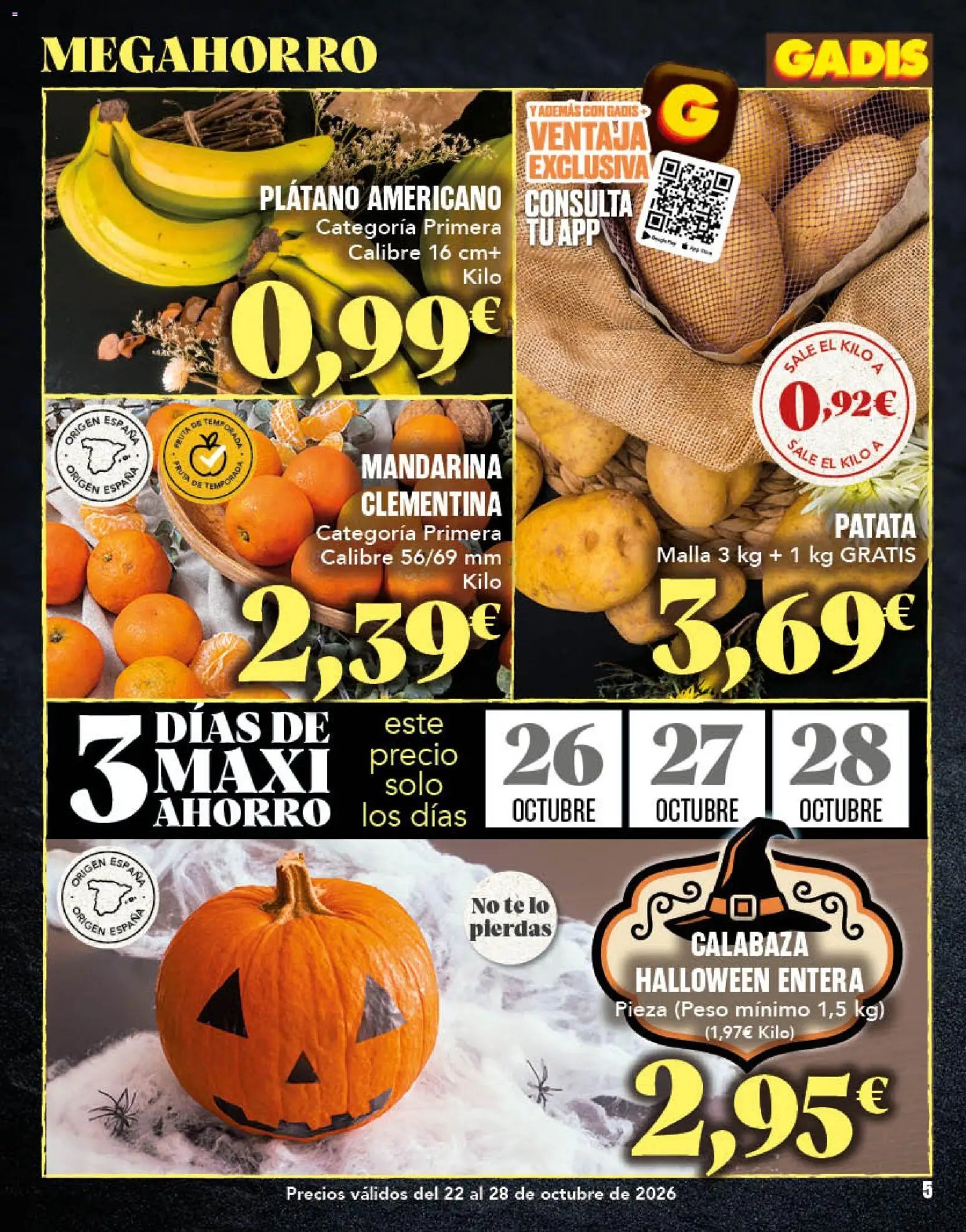 Gadis folleto > 22/10 - 28/10/2026 > Ofertas