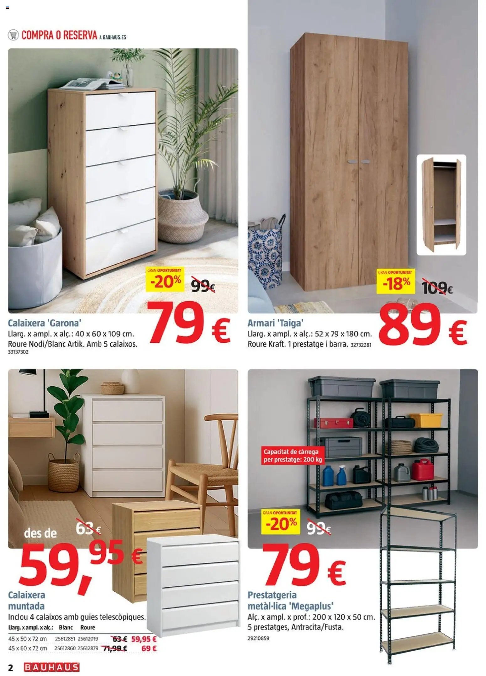 Bauhaus oferta desde 01/01/2026 Folleto Cat