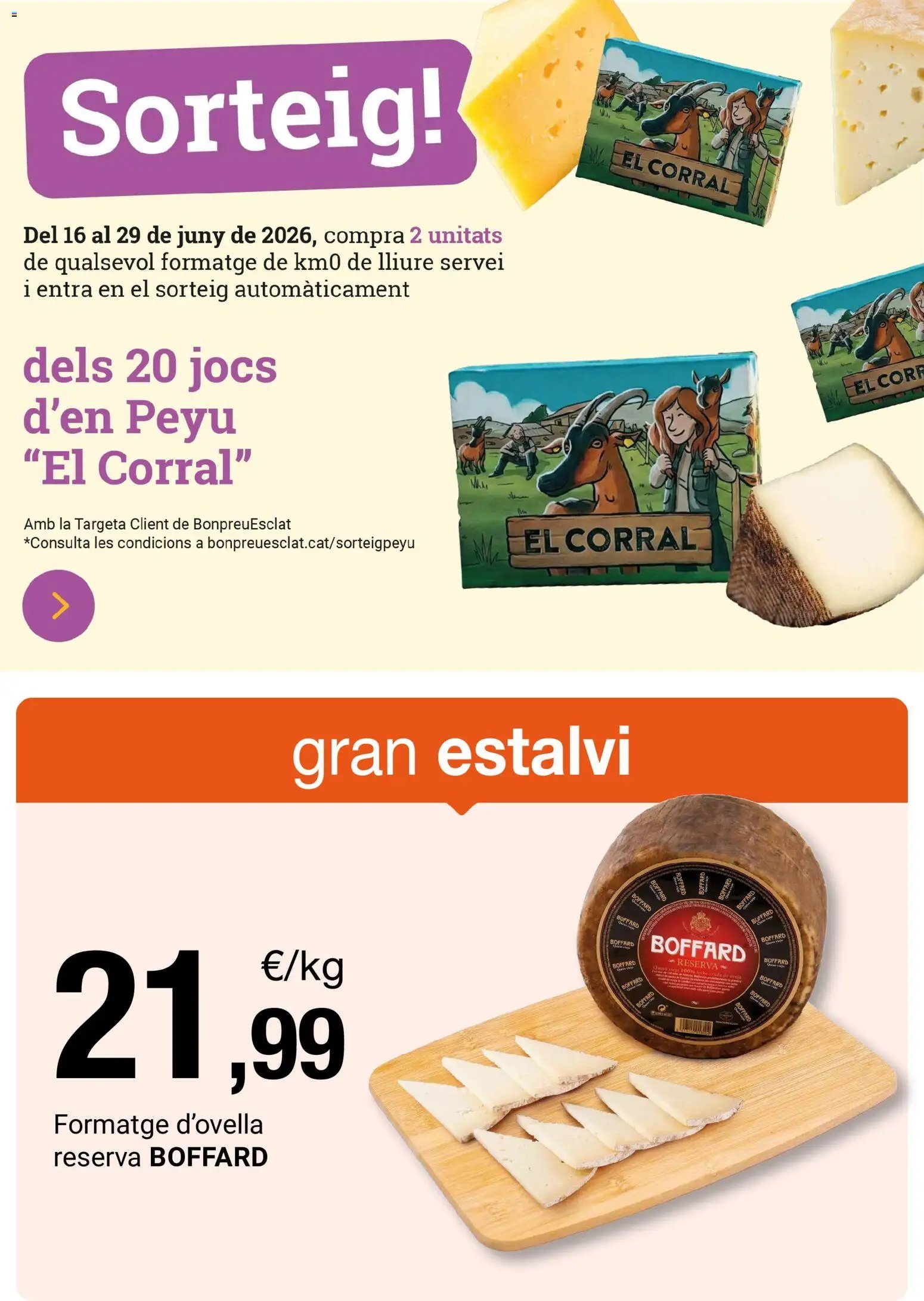 Bonpreu oferta desde 16/06/2026 Bonpreu Folleto