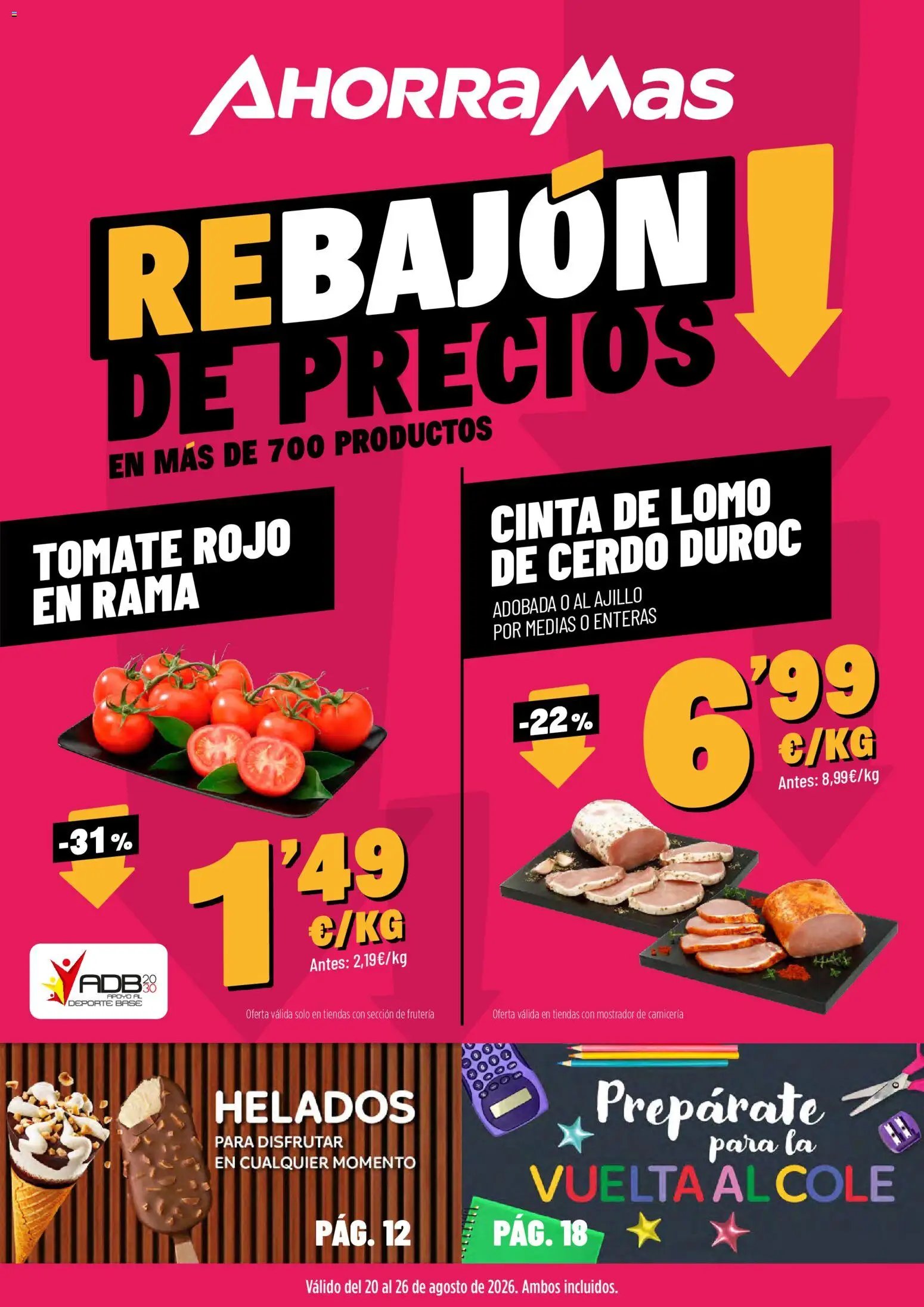 AhorraMas oferta desde 20/08/2026 AhorraMas Folleto