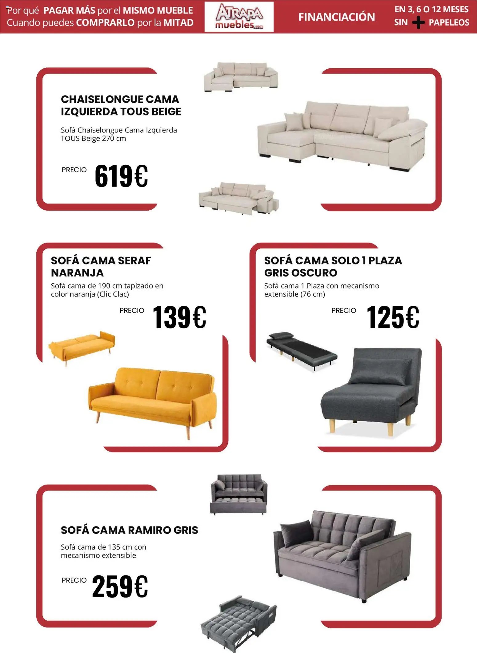 Atrapa Muebles oferta desde 01/05/2026 Atrapa Muebles Folleto