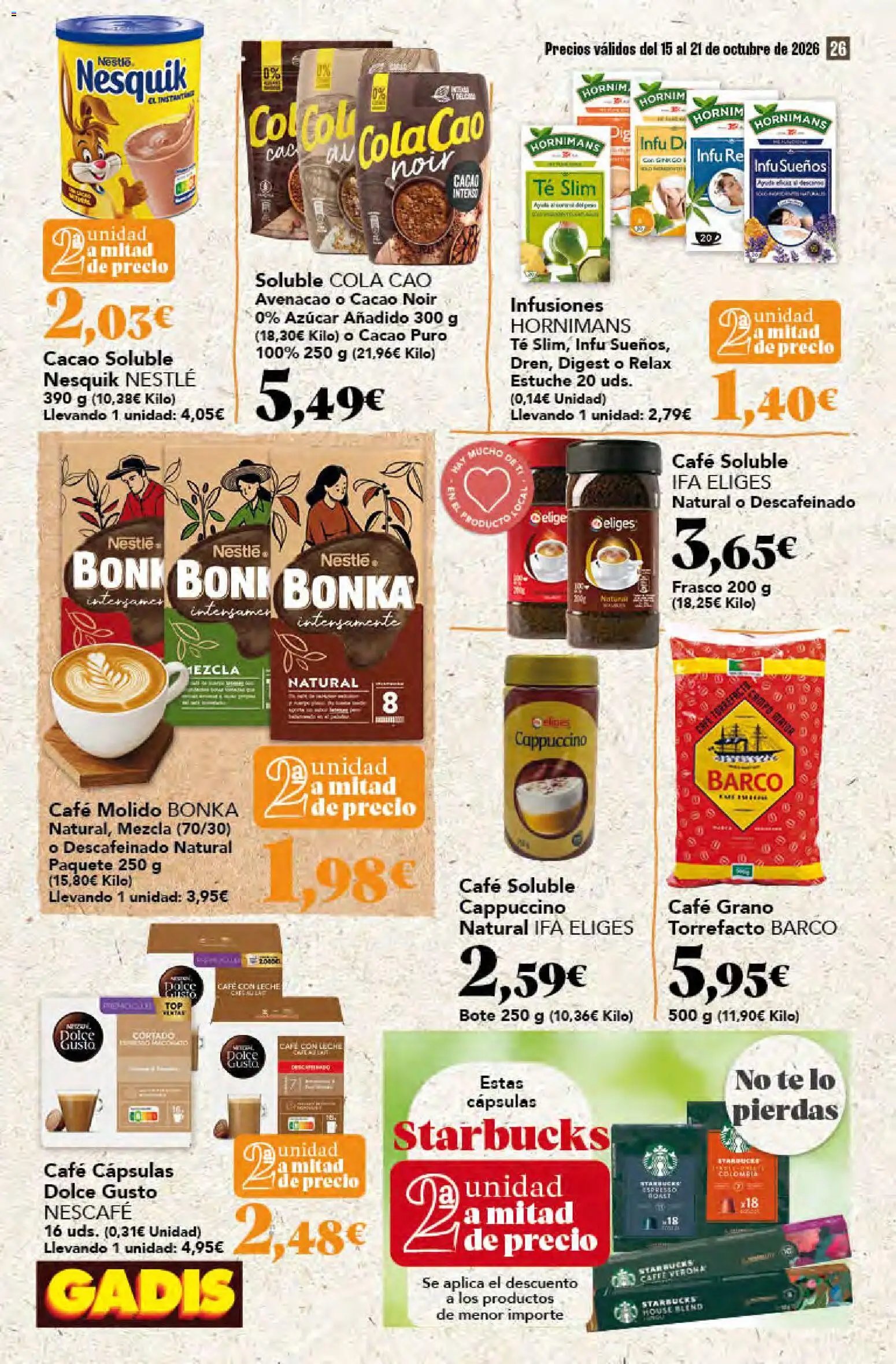 Gadis folleto > 15/10 - 21/10/2026 > Ofertas