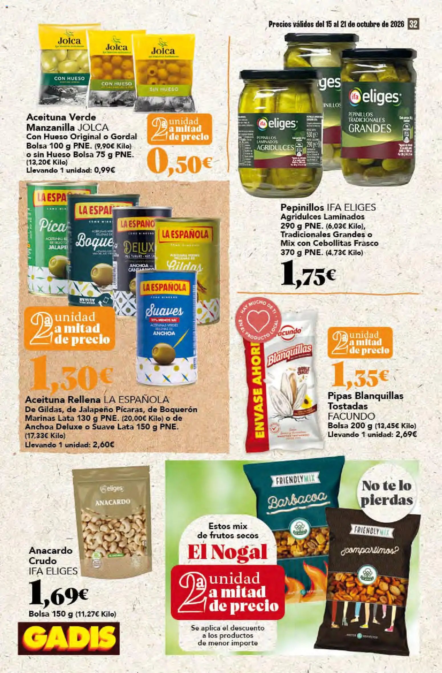 Gadis folleto > 15/10 - 21/10/2026 > Ofertas