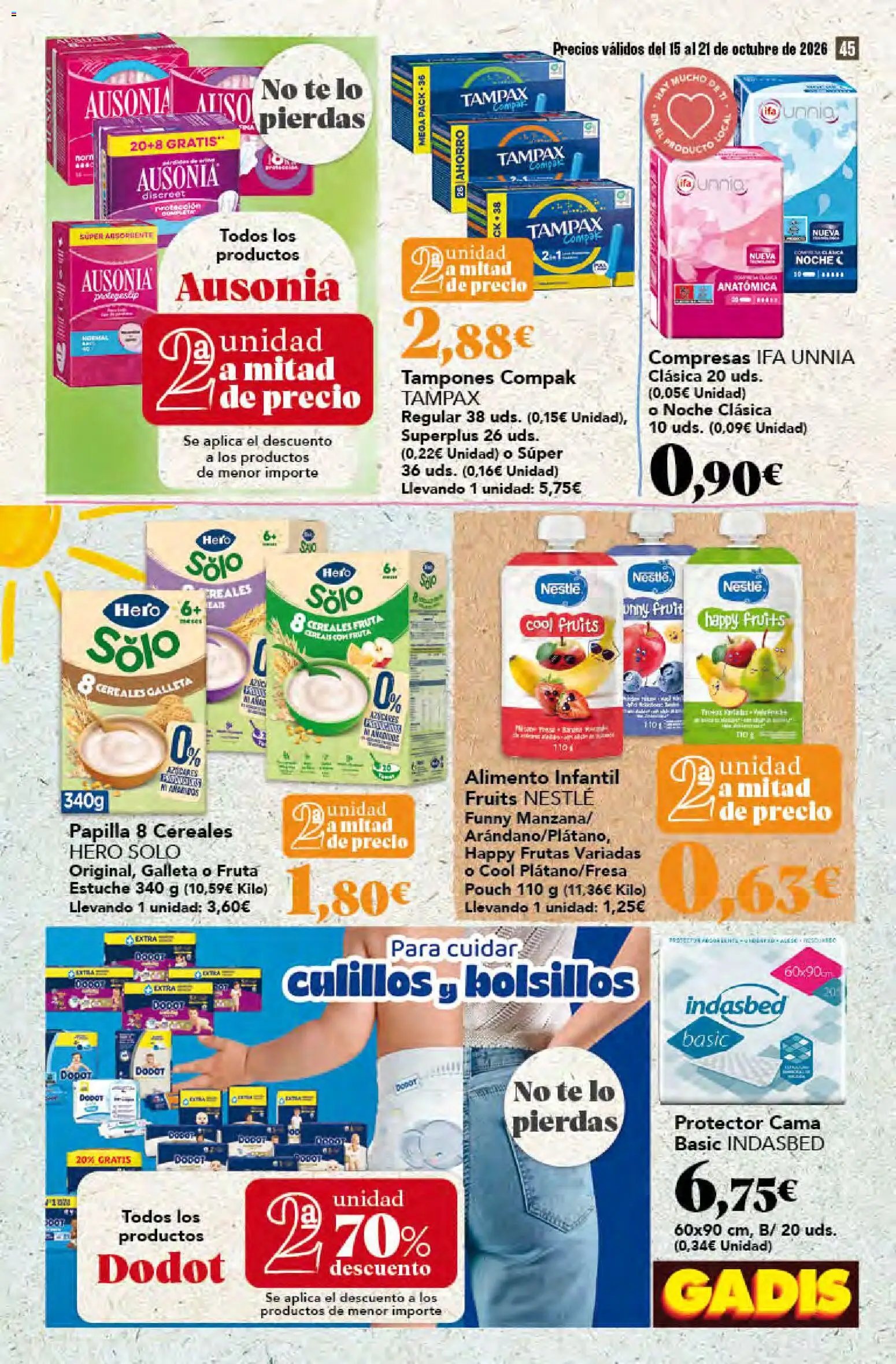 Gadis folleto > 15/10 - 21/10/2026 > Ofertas