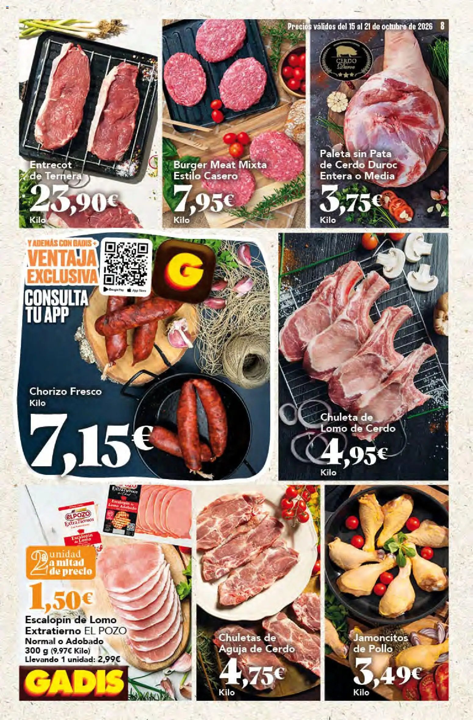 Gadis folleto > 15/10 - 21/10/2026 > Ofertas