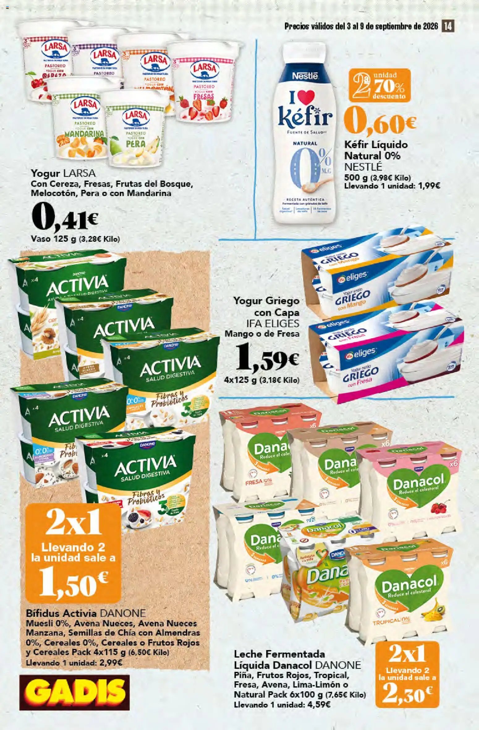 Gadis oferta desde 03/09/2026 Gadis Folleto