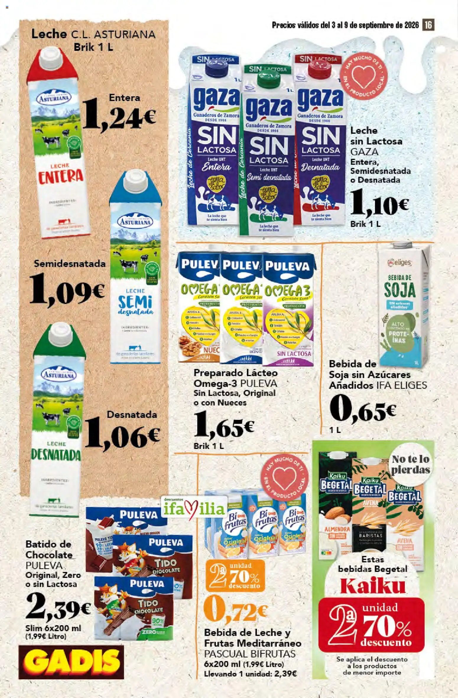 Gadis oferta desde 03/09/2026 Gadis Folleto