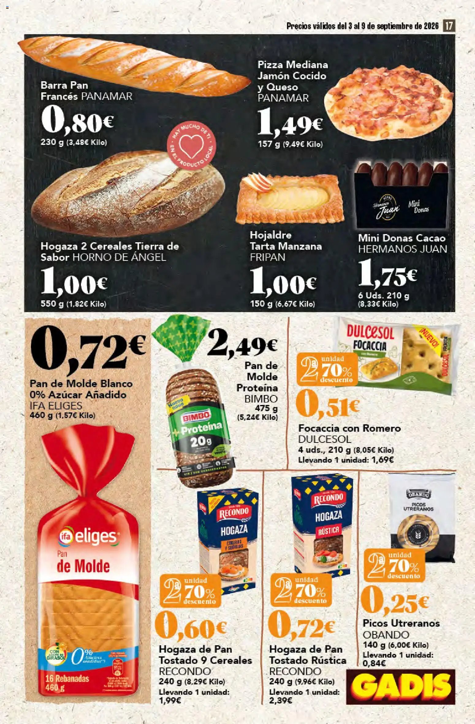 Gadis oferta desde 03/09/2026 Gadis Folleto