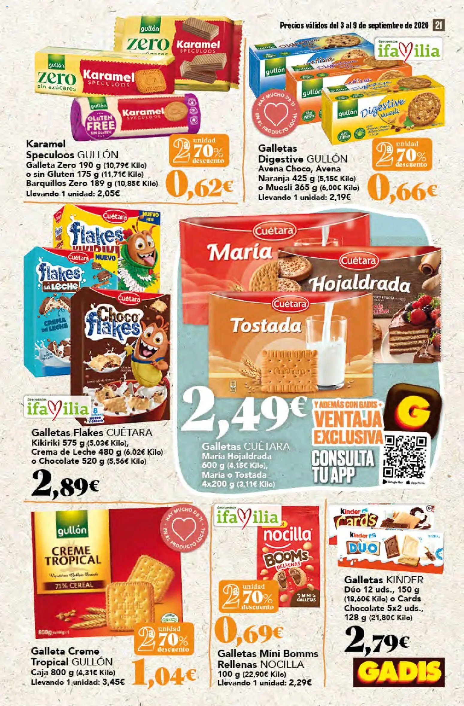 Gadis oferta desde 03/09/2026 Gadis Folleto