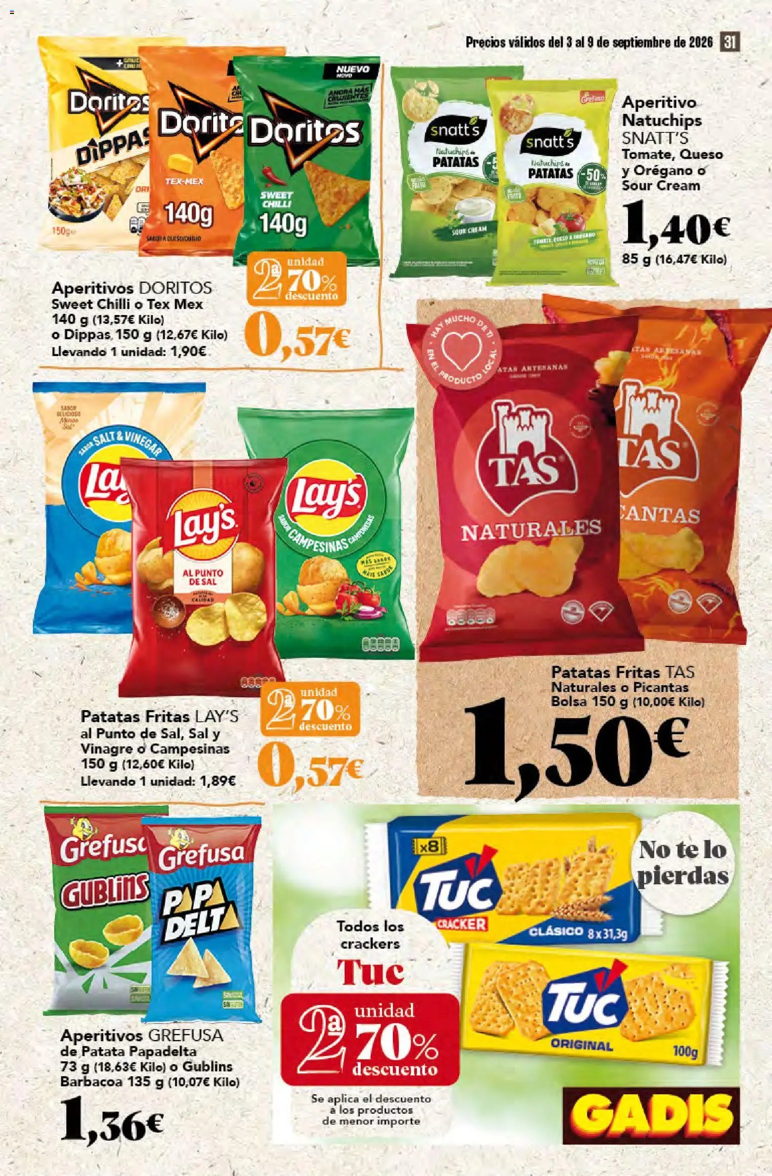 Gadis oferta desde 03/09/2026 Gadis Folleto