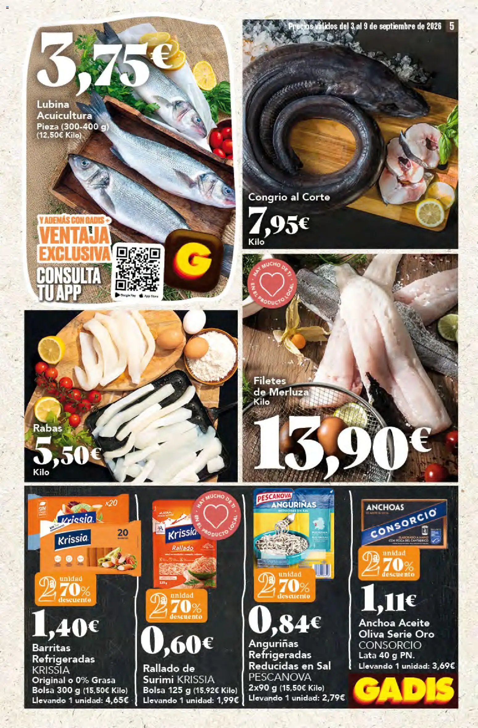 Gadis oferta desde 03/09/2026 Gadis Folleto