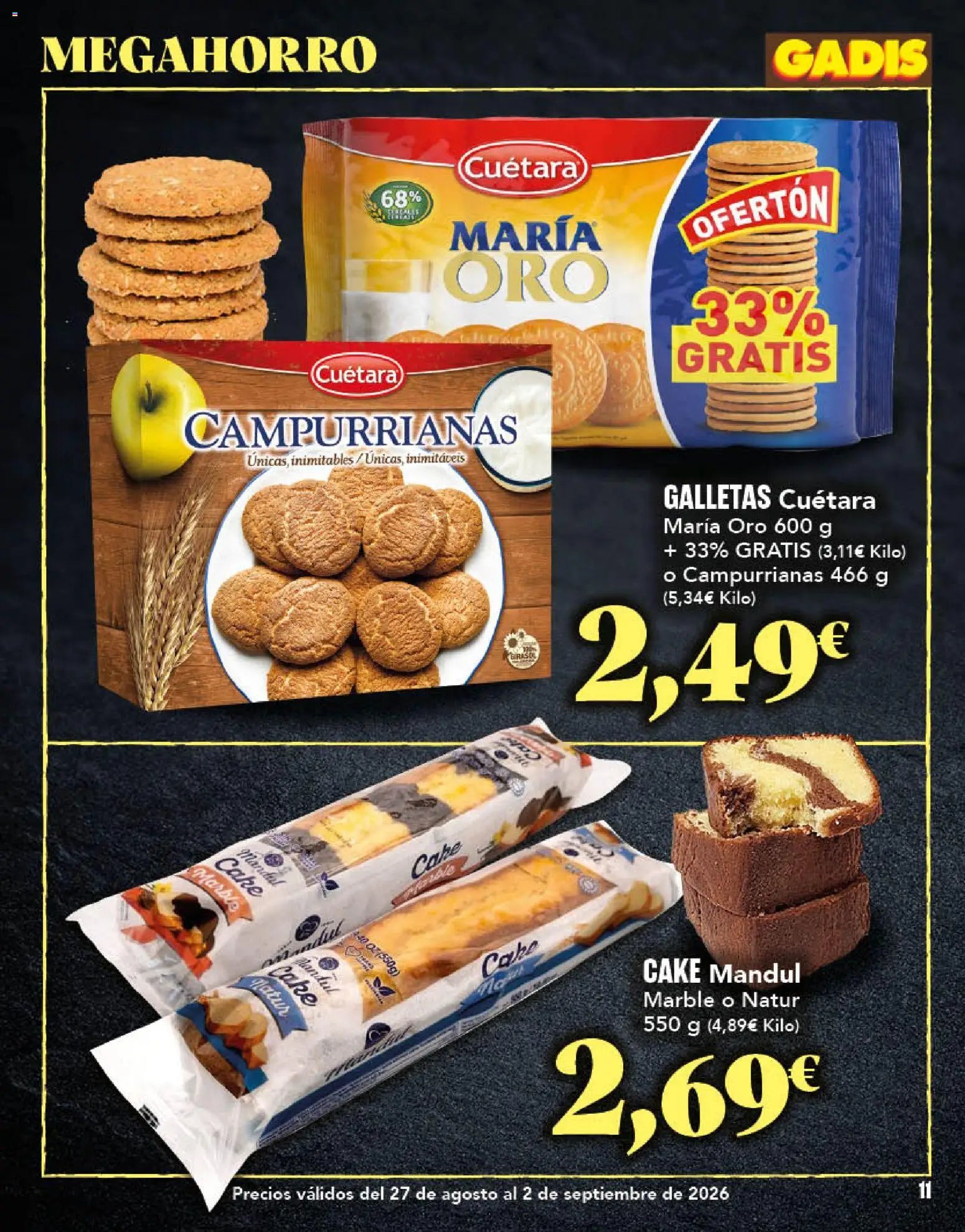 Gadis oferta desde 27/08/2026 Gadis Folleto