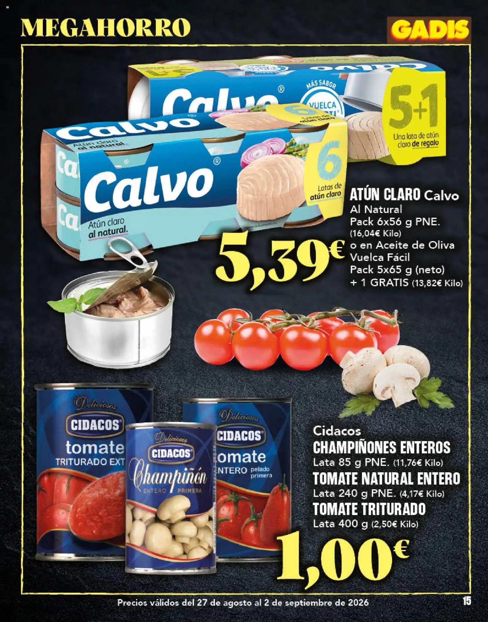 Gadis oferta desde 27/08/2026 Gadis Folleto