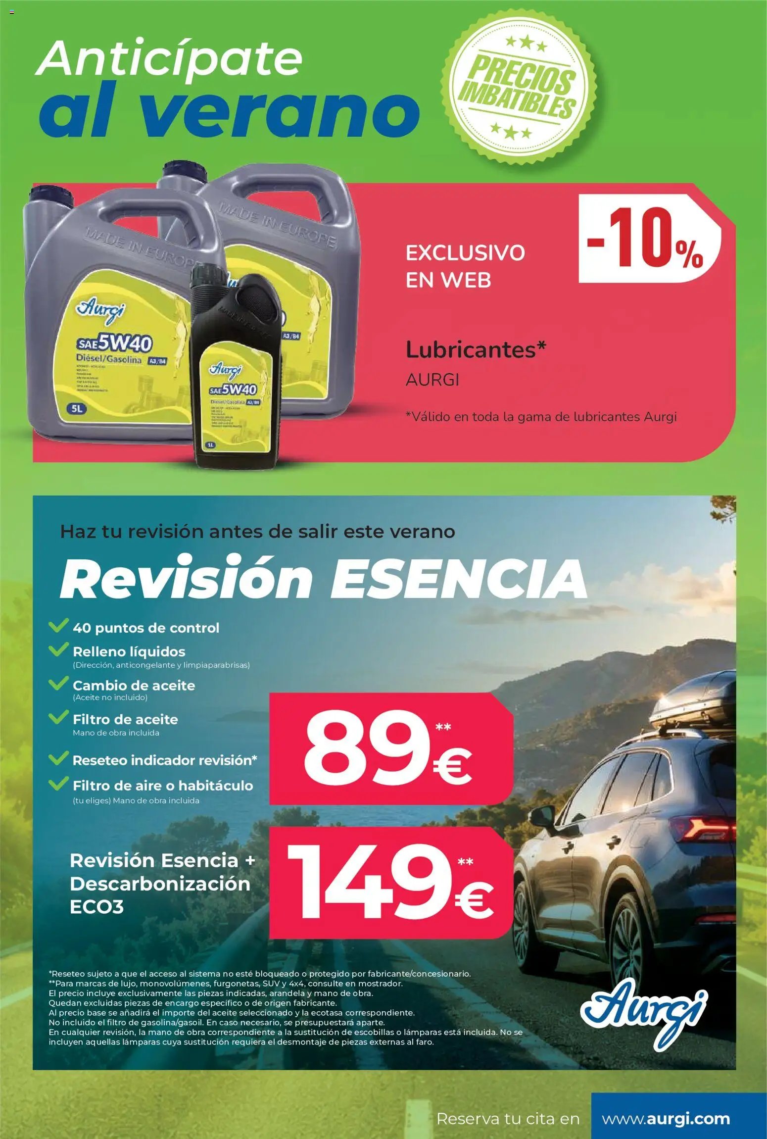 Aurgi oferta desde 01/06/2026 Aurgi Folleto