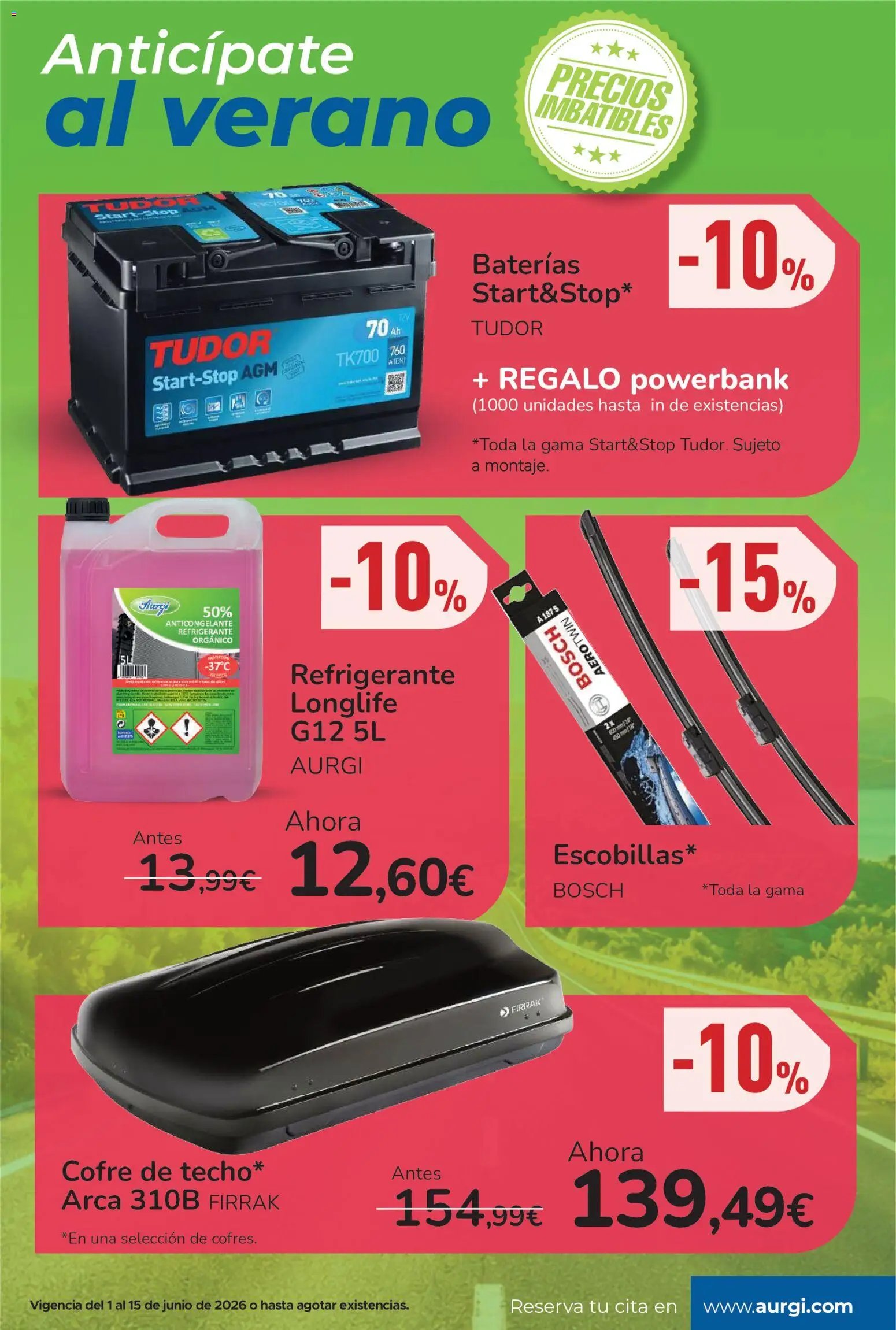 Aurgi oferta desde 01/06/2026 Aurgi Folleto