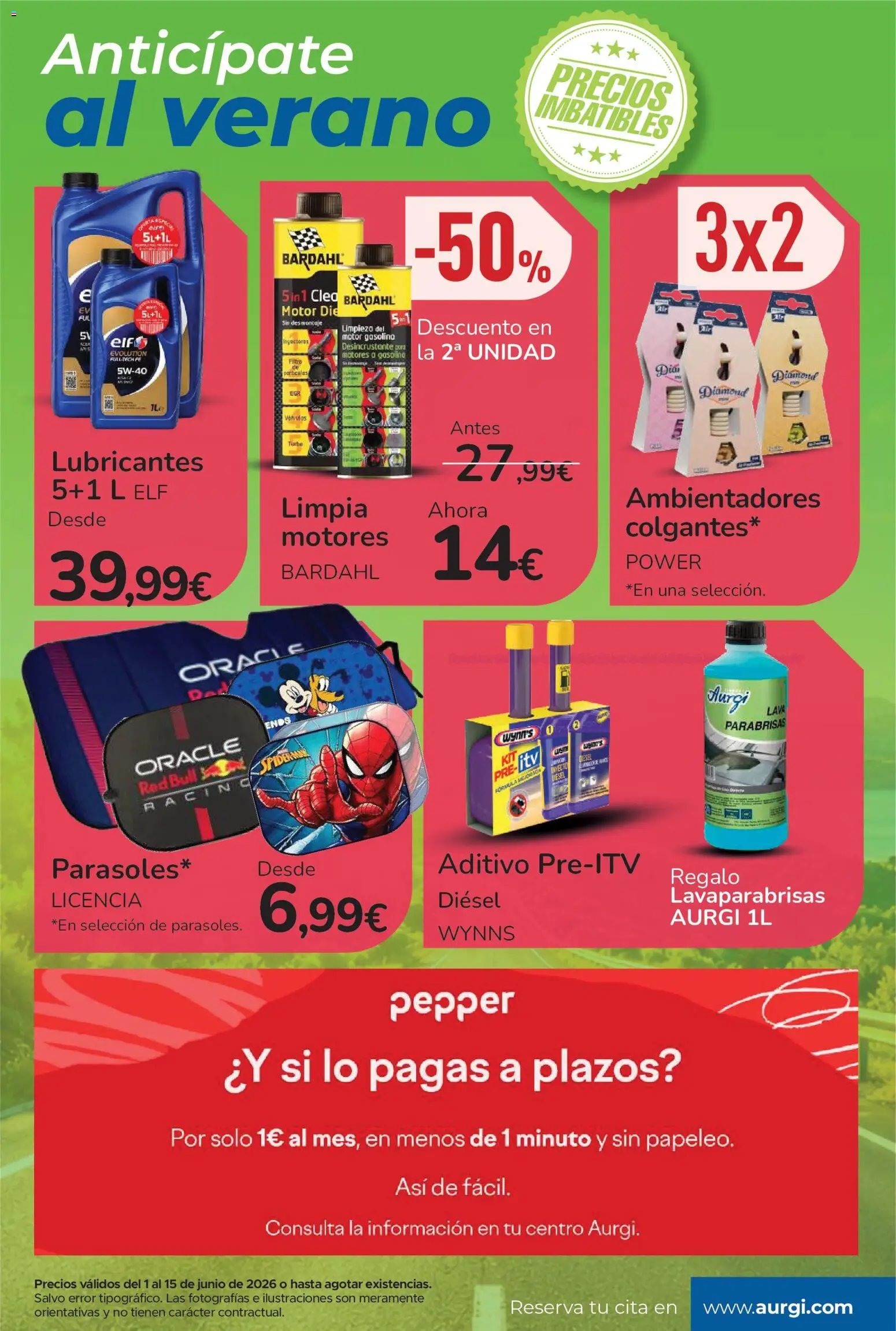 Aurgi oferta desde 01/06/2026 Aurgi Folleto