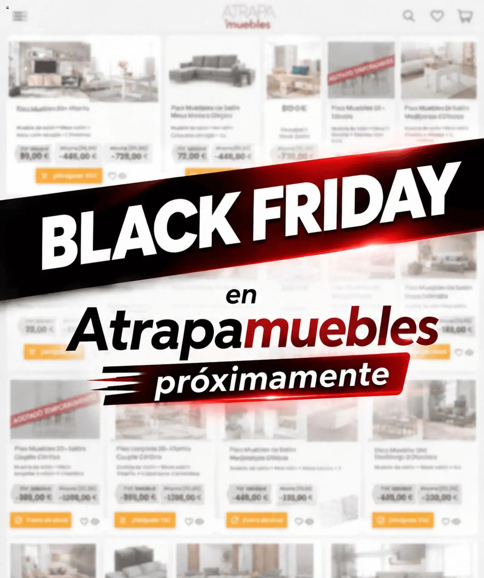 Atrapa Muebles Folleto BLACK FRIDAY 30/10/2026 || próximo catálogo