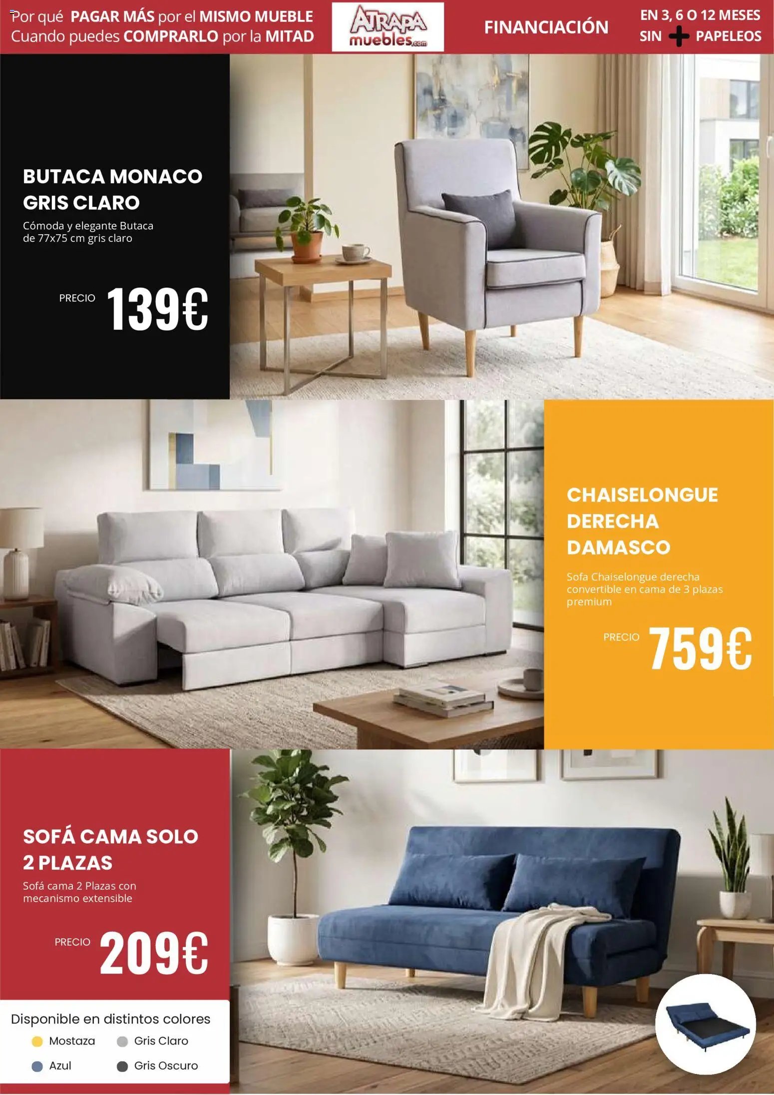 Atrapa Muebles oferta desde 01/07/2026 Atrapa Muebles Folleto