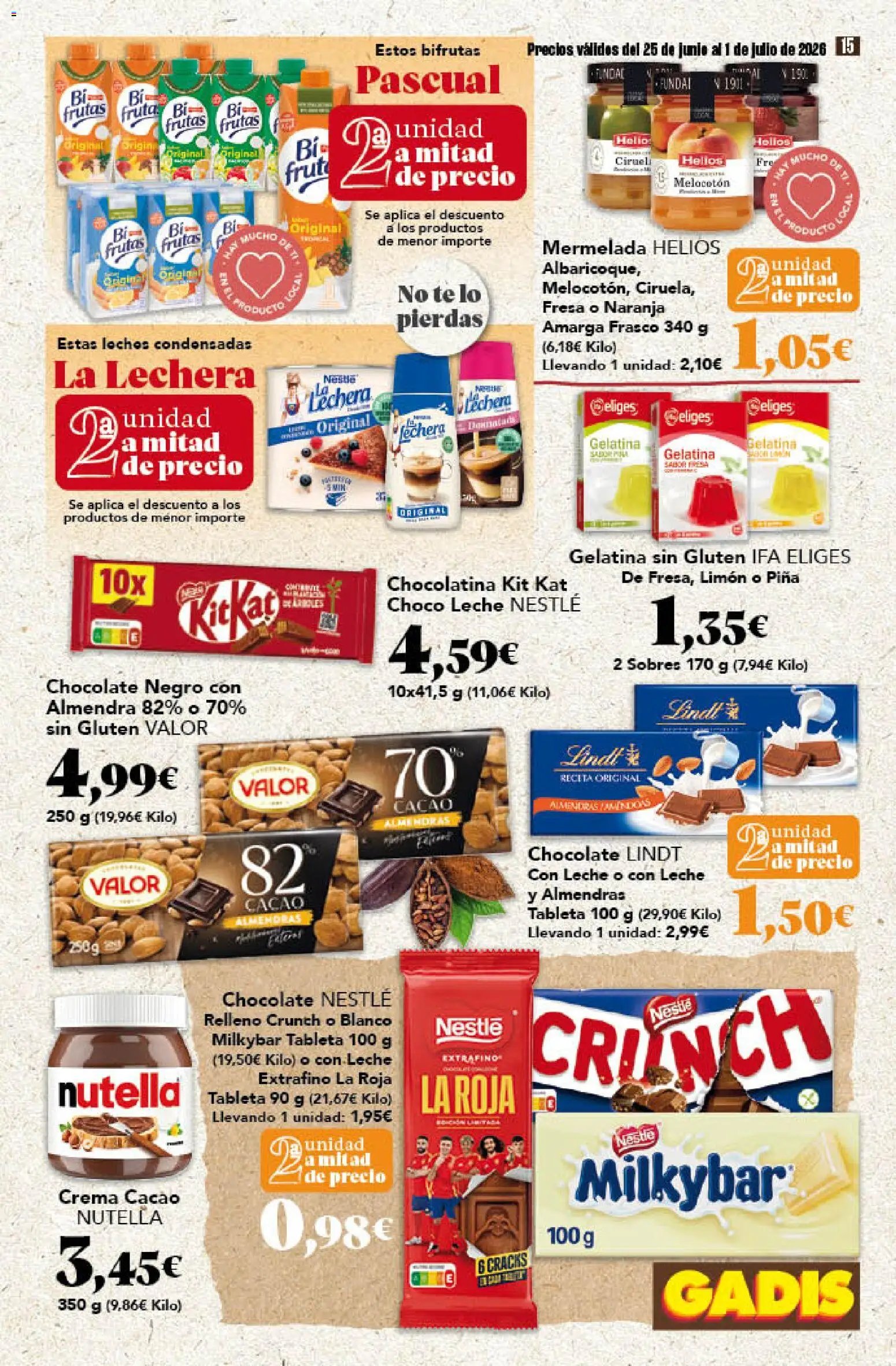 Gadis oferta desde 25/06/2026 Gadis Folleto