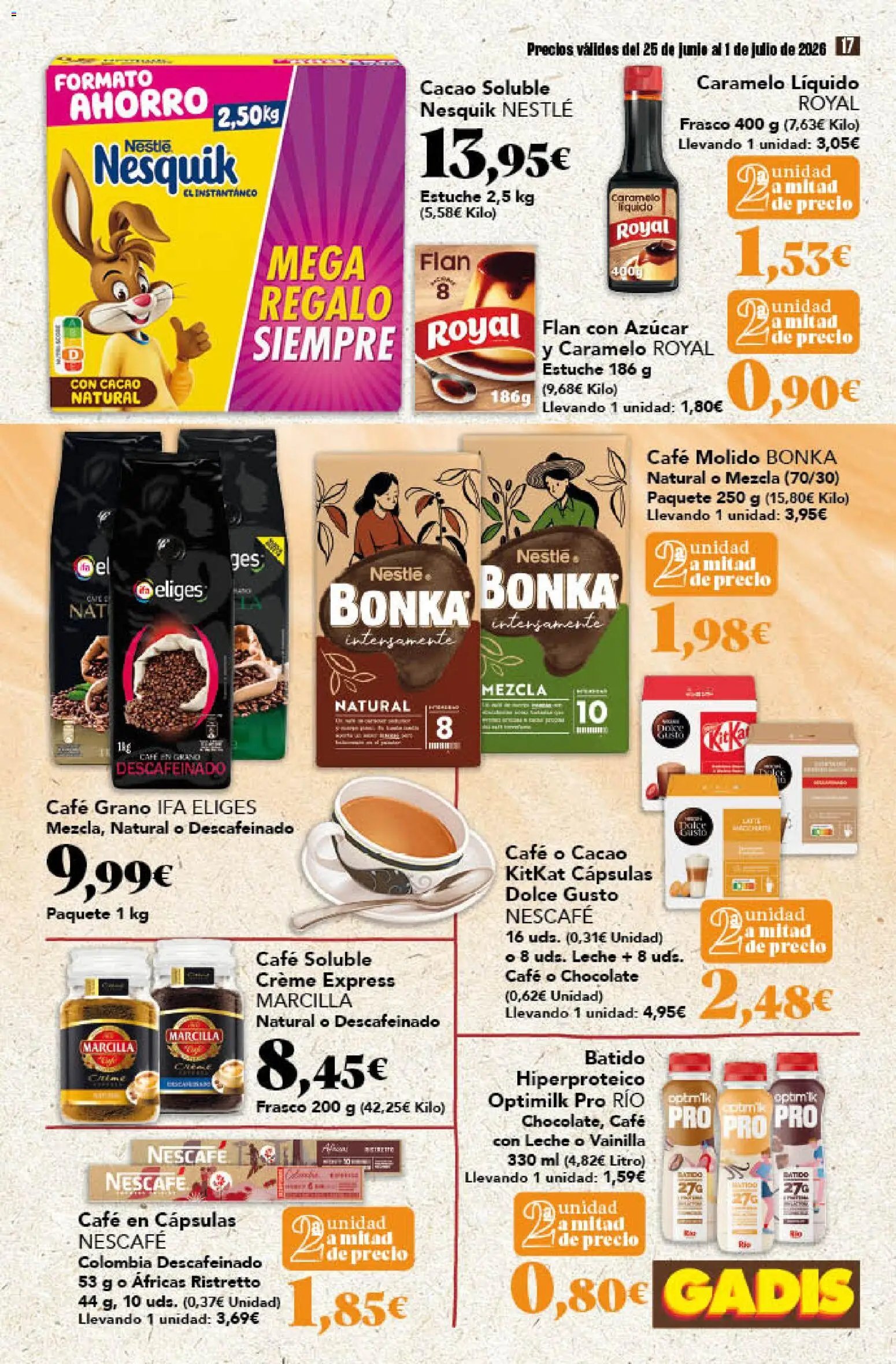 Gadis oferta desde 25/06/2026 Gadis Folleto