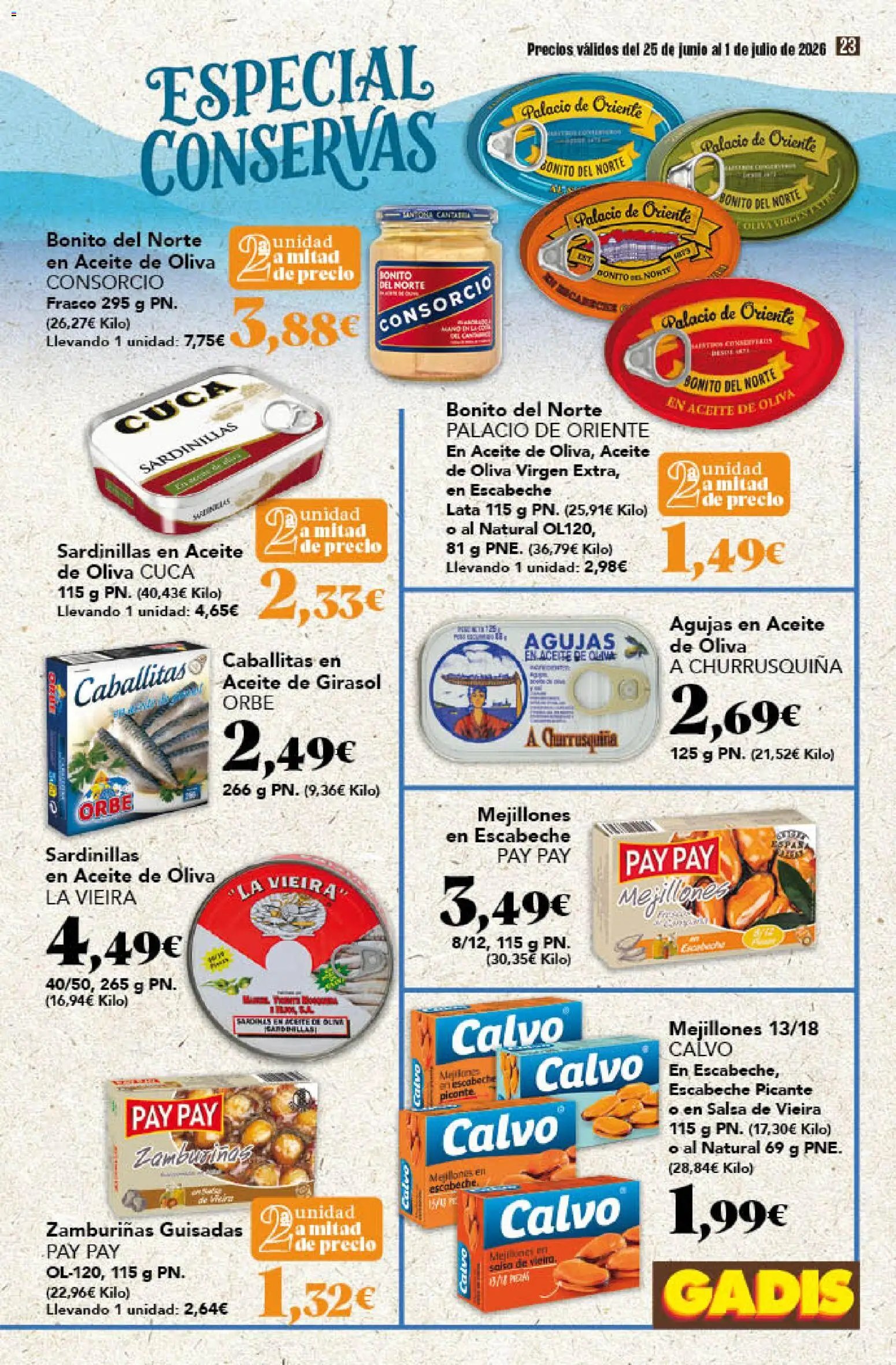 Gadis oferta desde 25/06/2026 Gadis Folleto