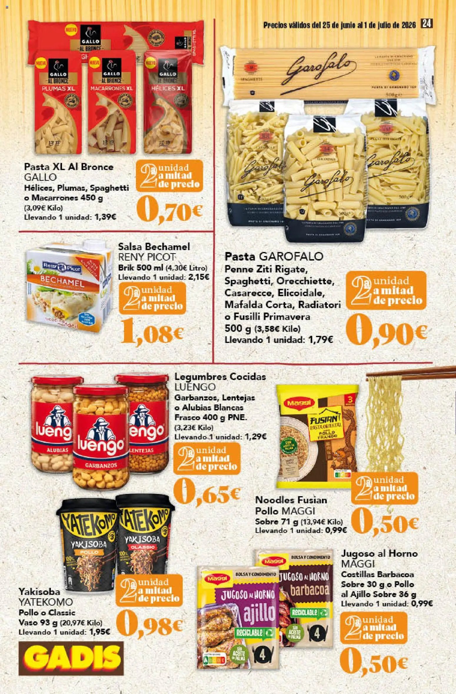 Gadis oferta desde 25/06/2026 Gadis Folleto