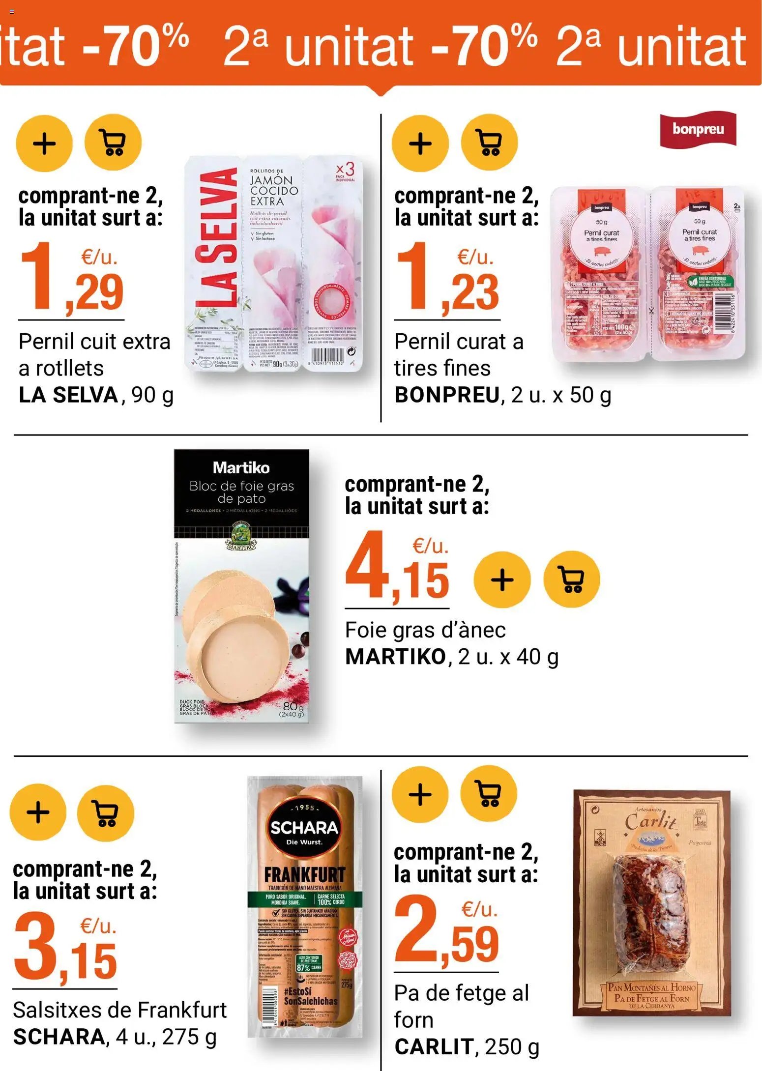 Bonpreu oferta desde 14/07/2026 Bonpreu Folleto