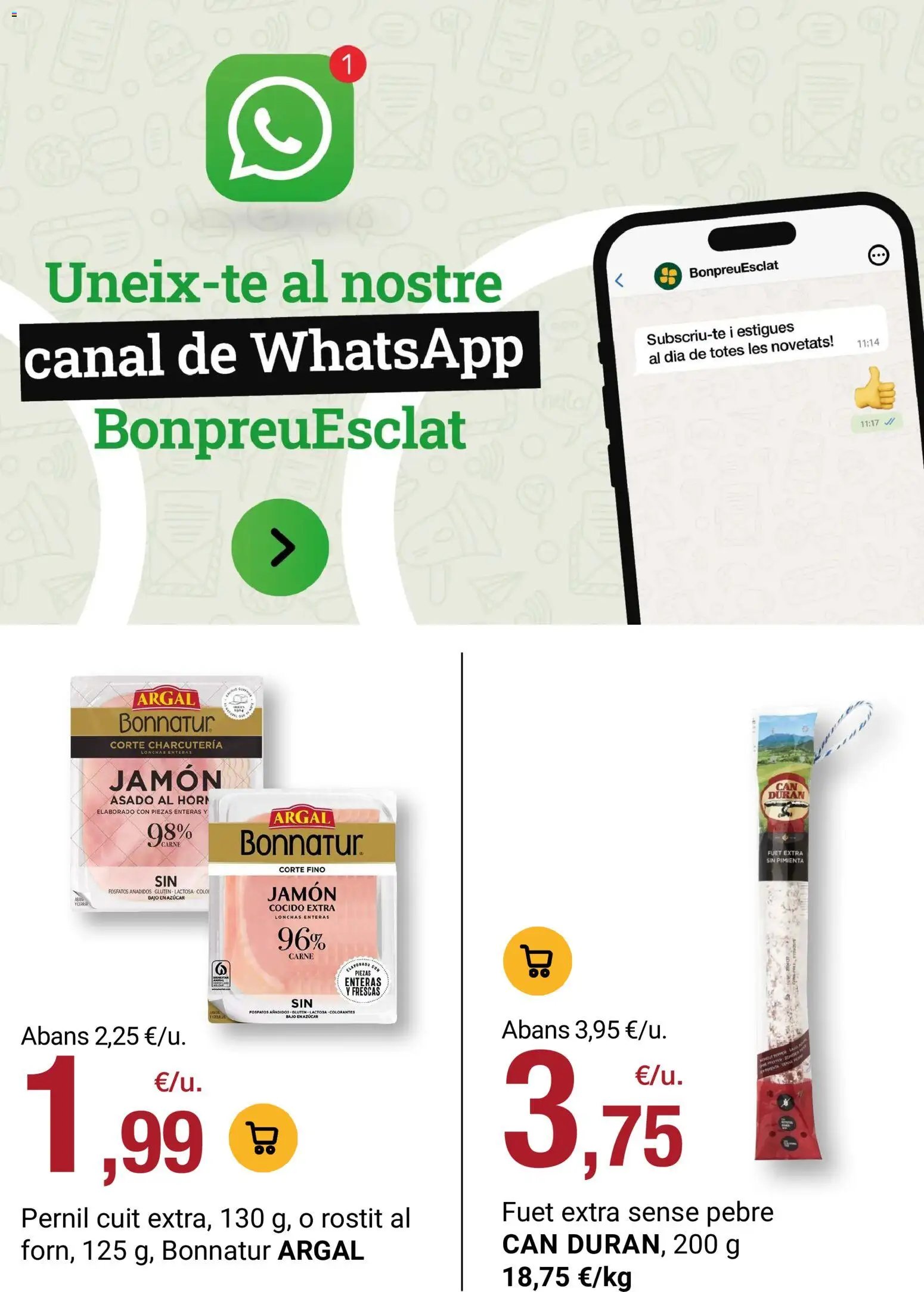 Bonpreu oferta desde 14/07/2026 Bonpreu Folleto