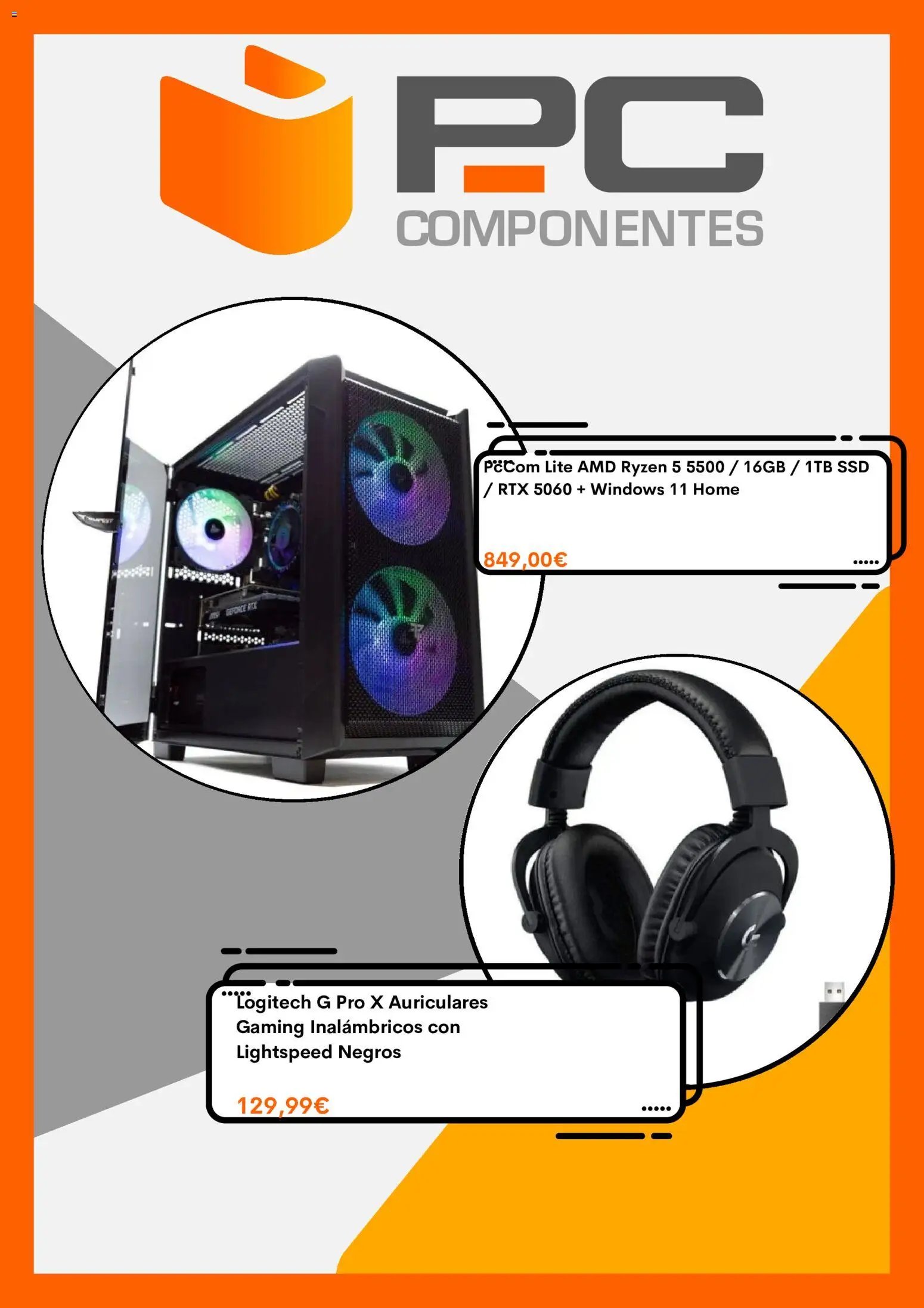 PC Componentes oferta desde 07/12/2025 Folleto