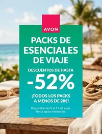 Avon oferta desde 09/06/2026 Avon Packs de esenciales de viaje