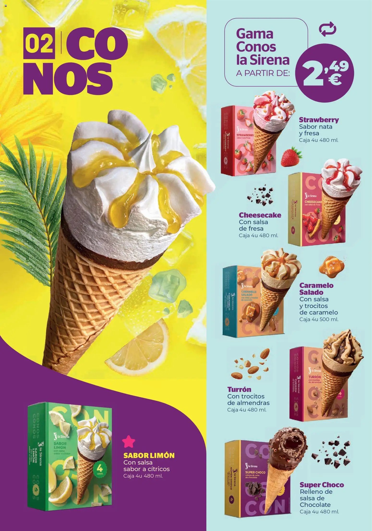 La Sirena oferta desde 30/07/2026 La Sirena Catálogo de helados