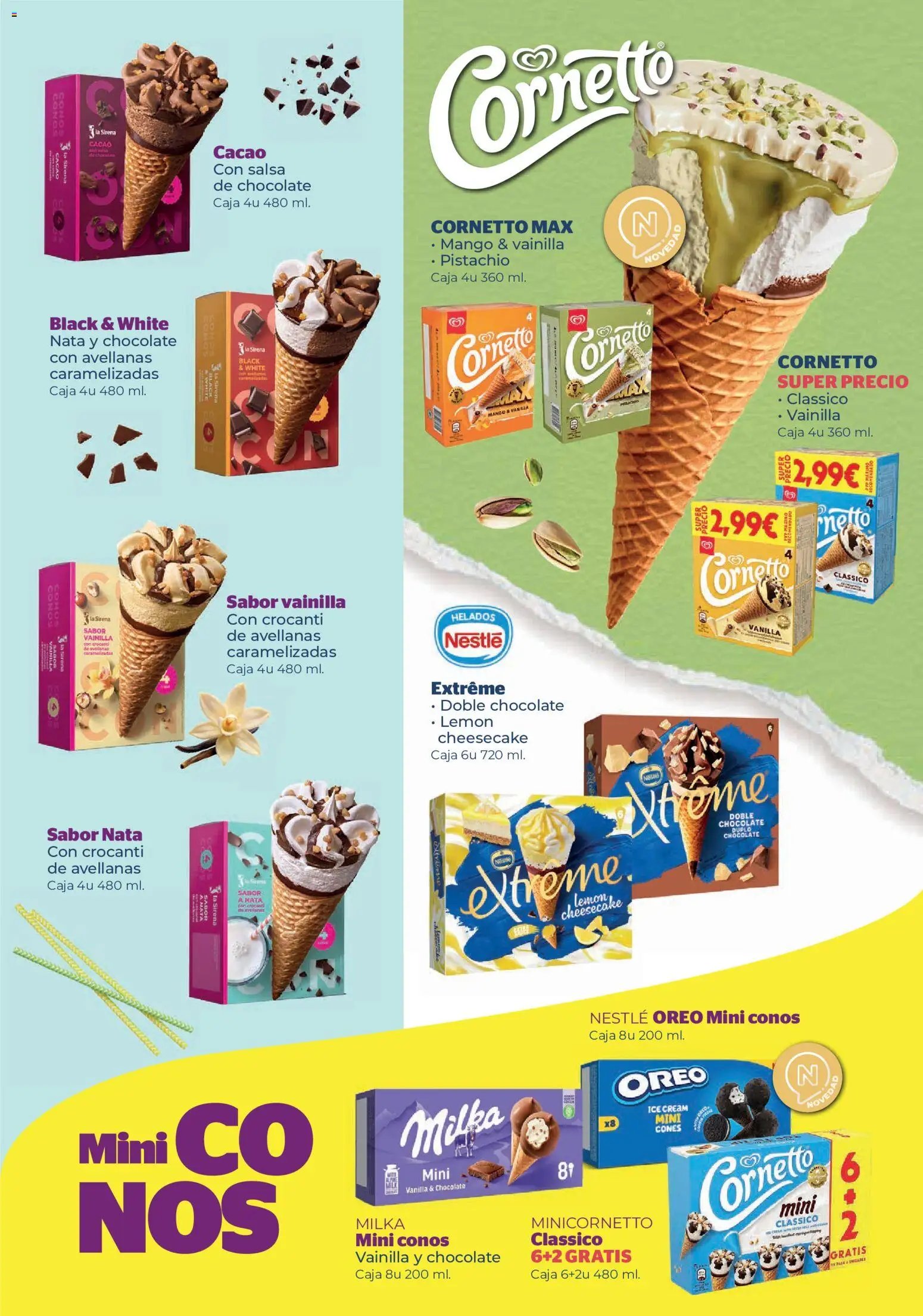 La Sirena oferta desde 30/07/2026 La Sirena Catálogo de helados