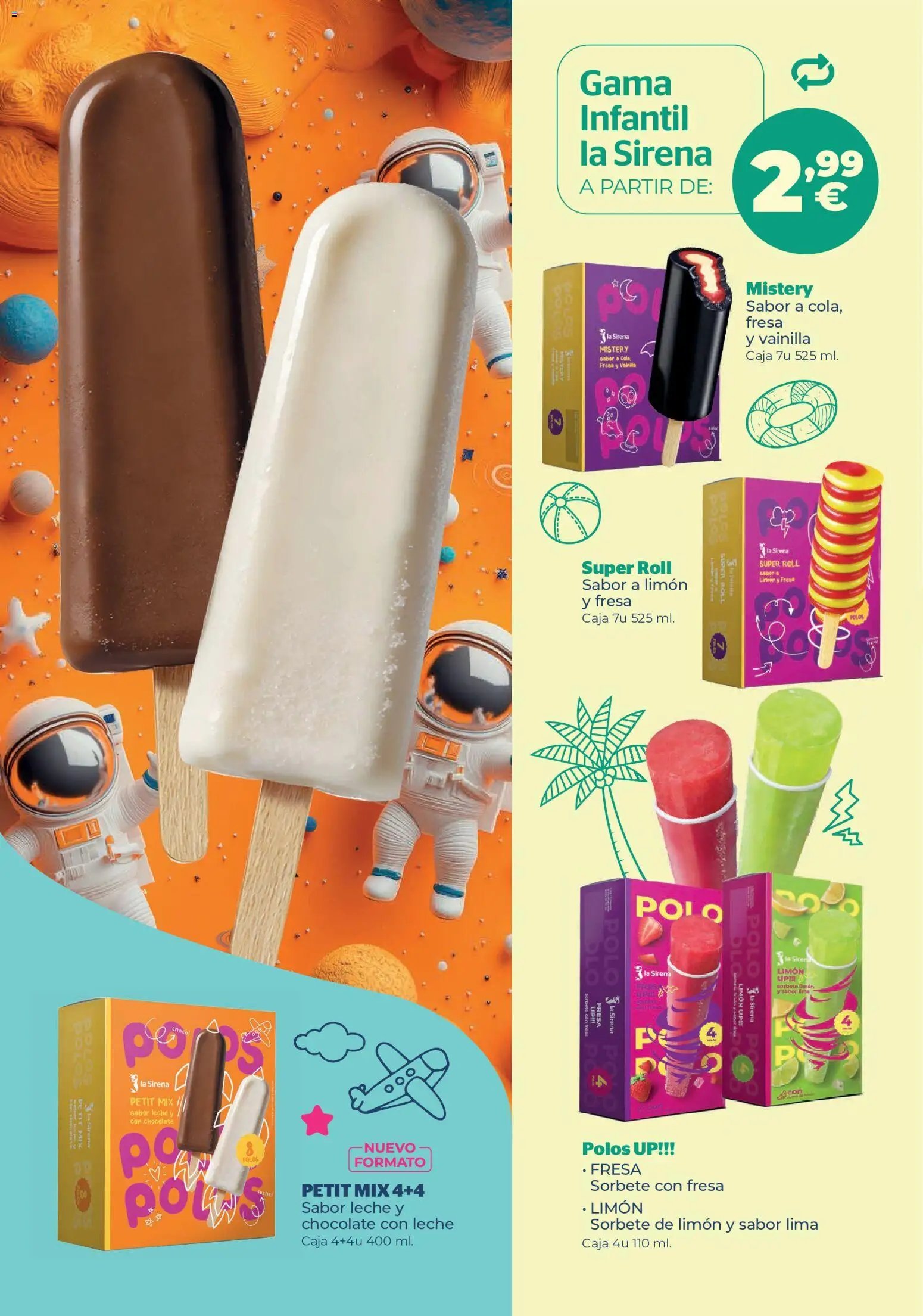 La Sirena oferta desde 30/07/2026 La Sirena Catálogo de helados