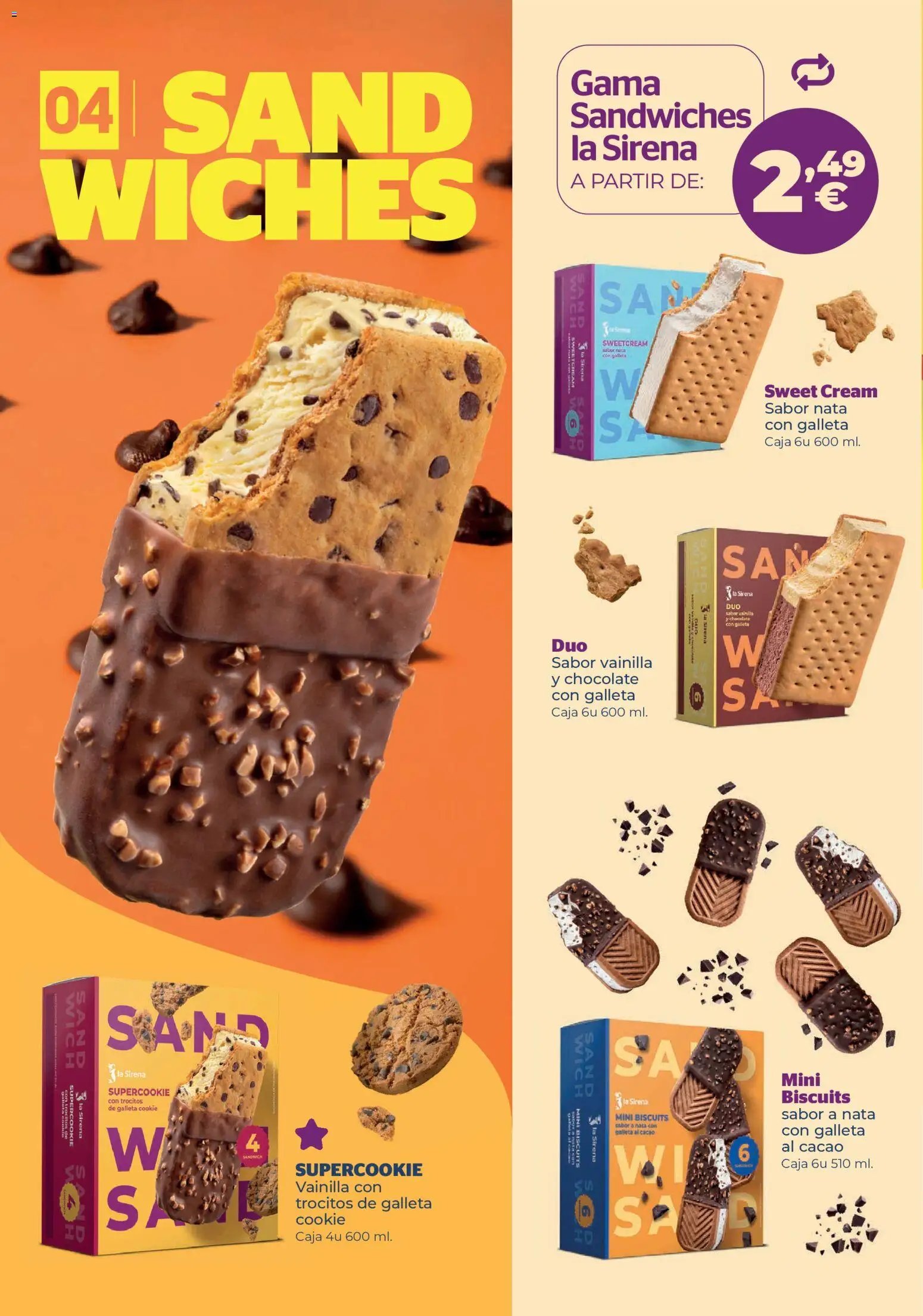 La Sirena oferta desde 30/07/2026 La Sirena Catálogo de helados
