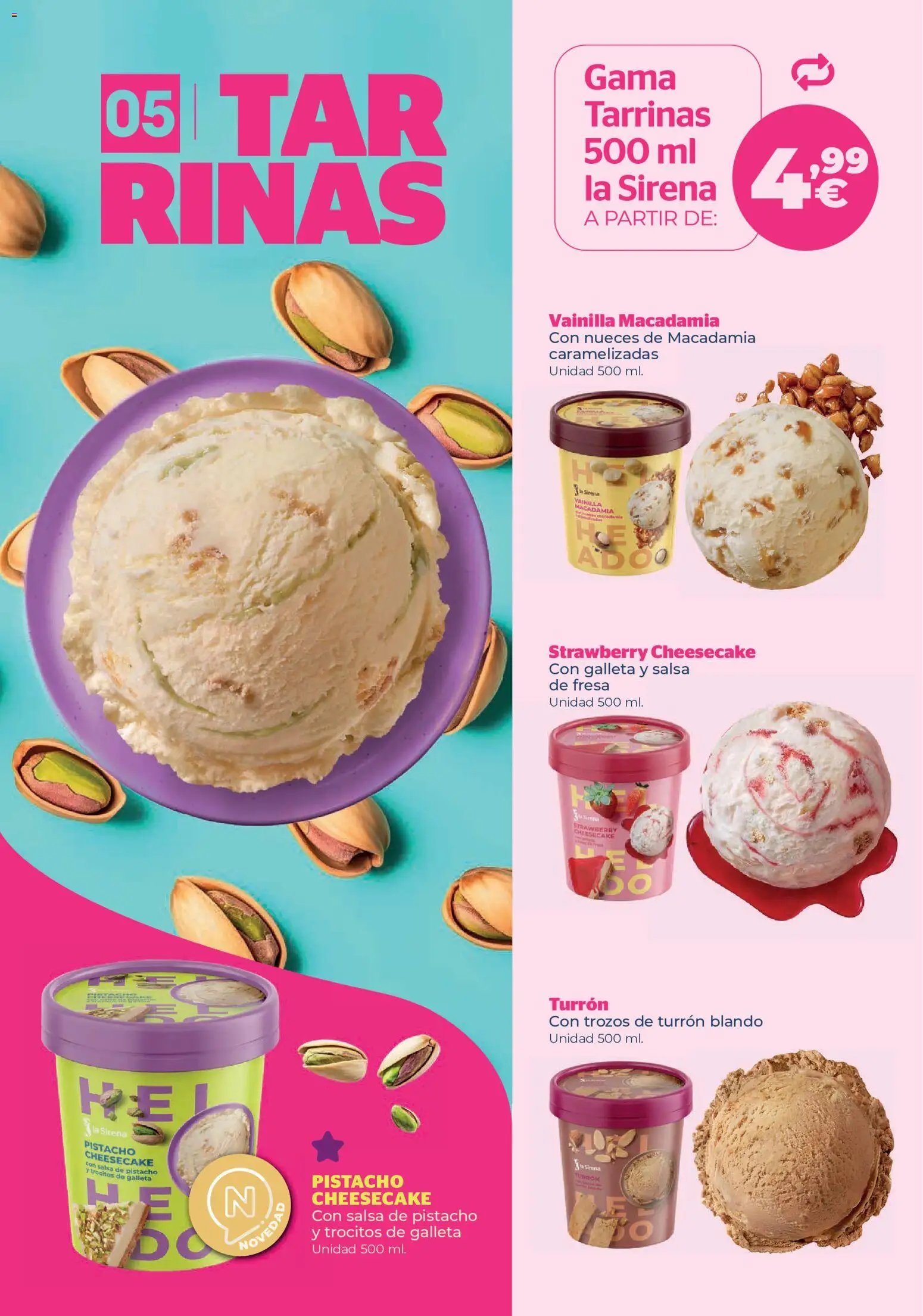 La Sirena oferta desde 30/07/2026 La Sirena Catálogo de helados