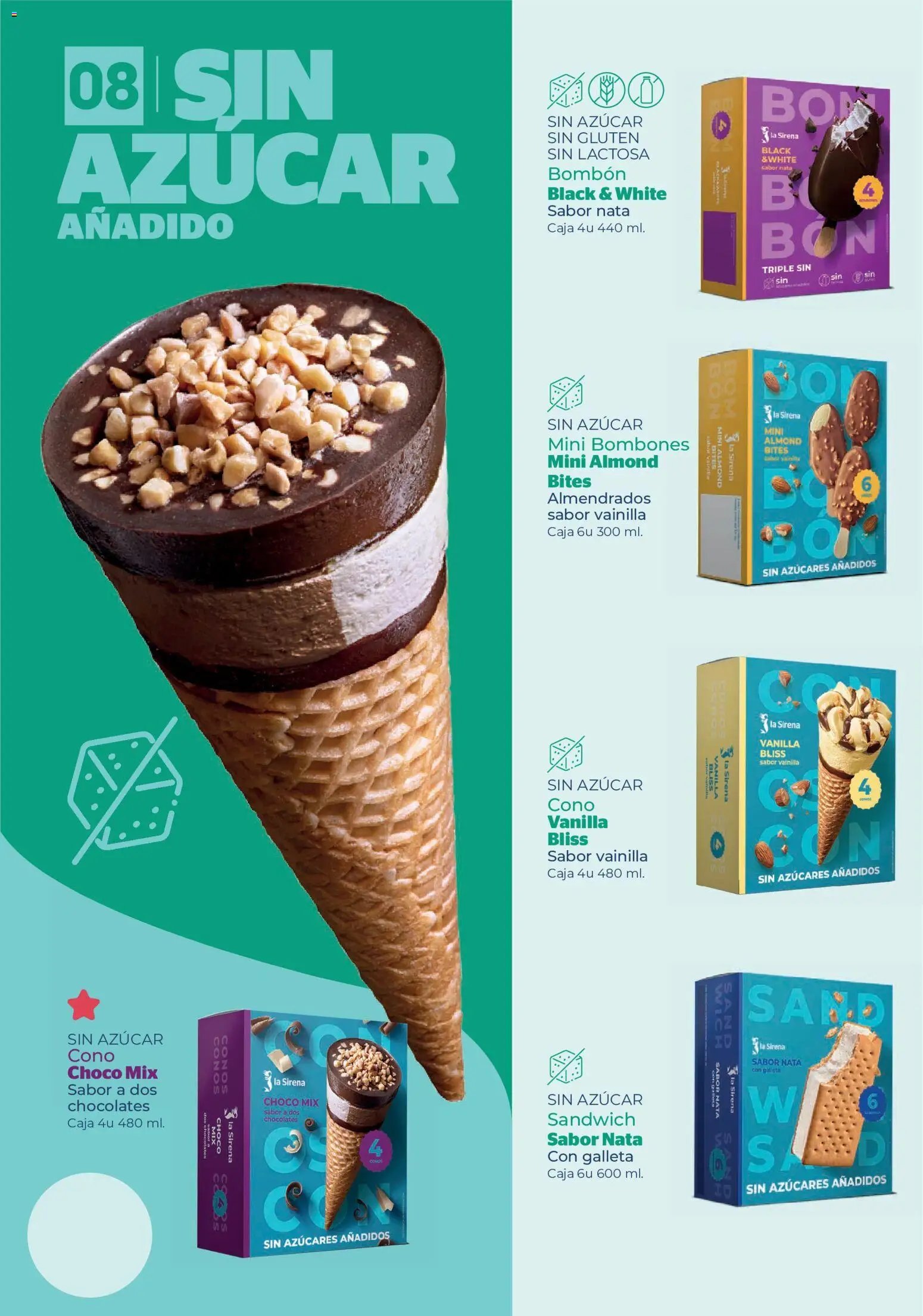 La Sirena oferta desde 30/07/2026 La Sirena Catálogo de helados