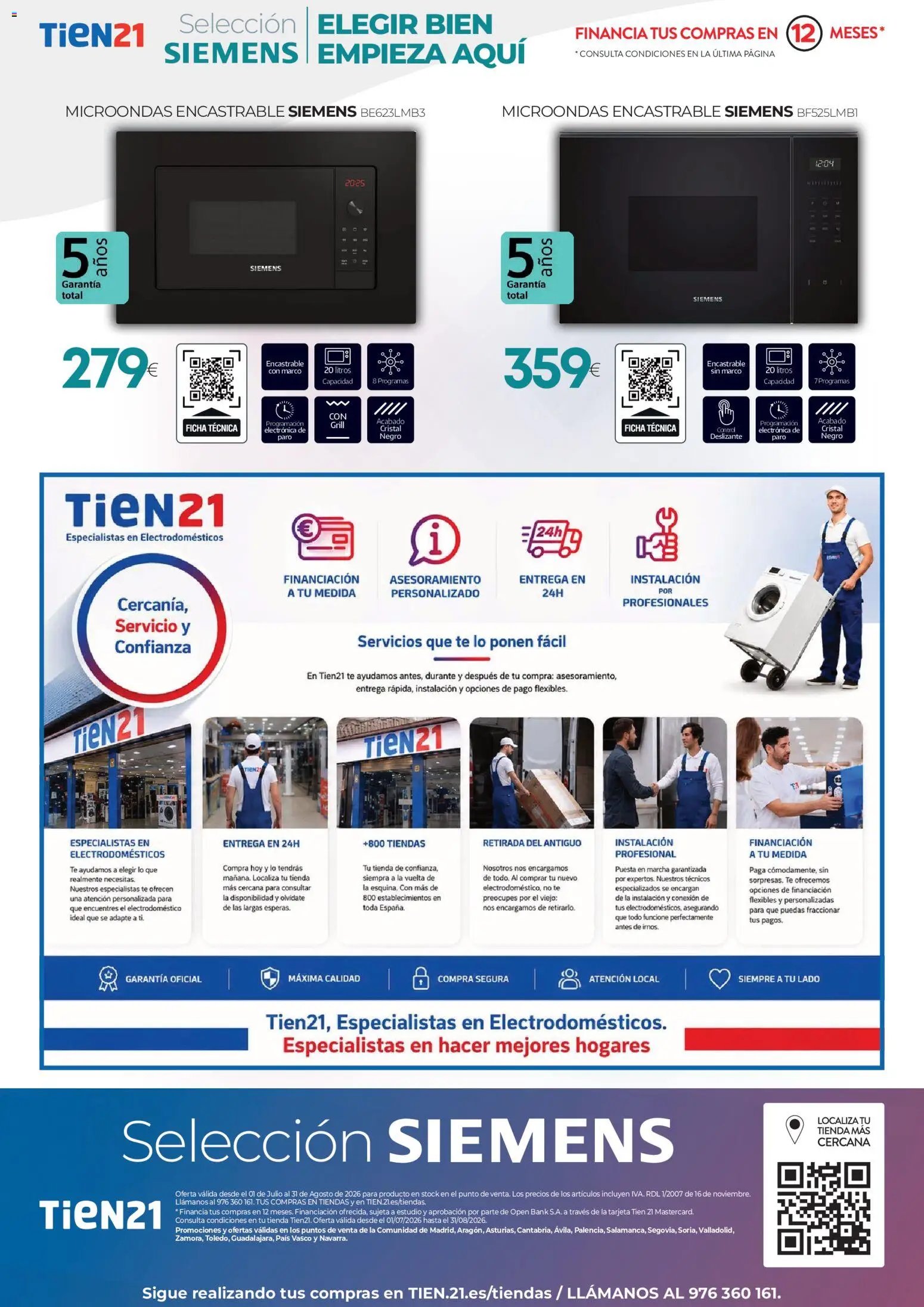 Tien 21 oferta desde 01/07/2026 Tien 21 Folleto Siemens