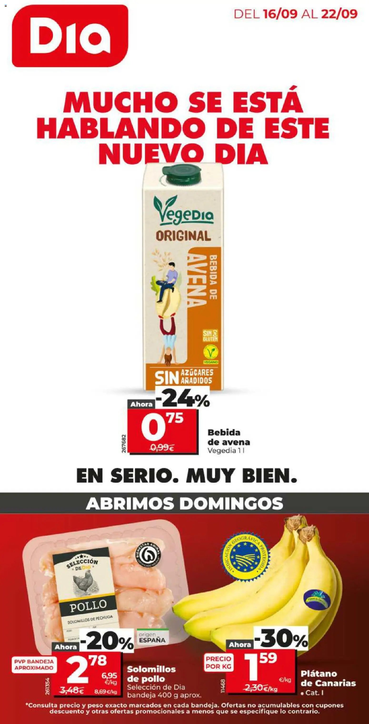 Dia oferta desde 16/09/2026 Dia Folleto