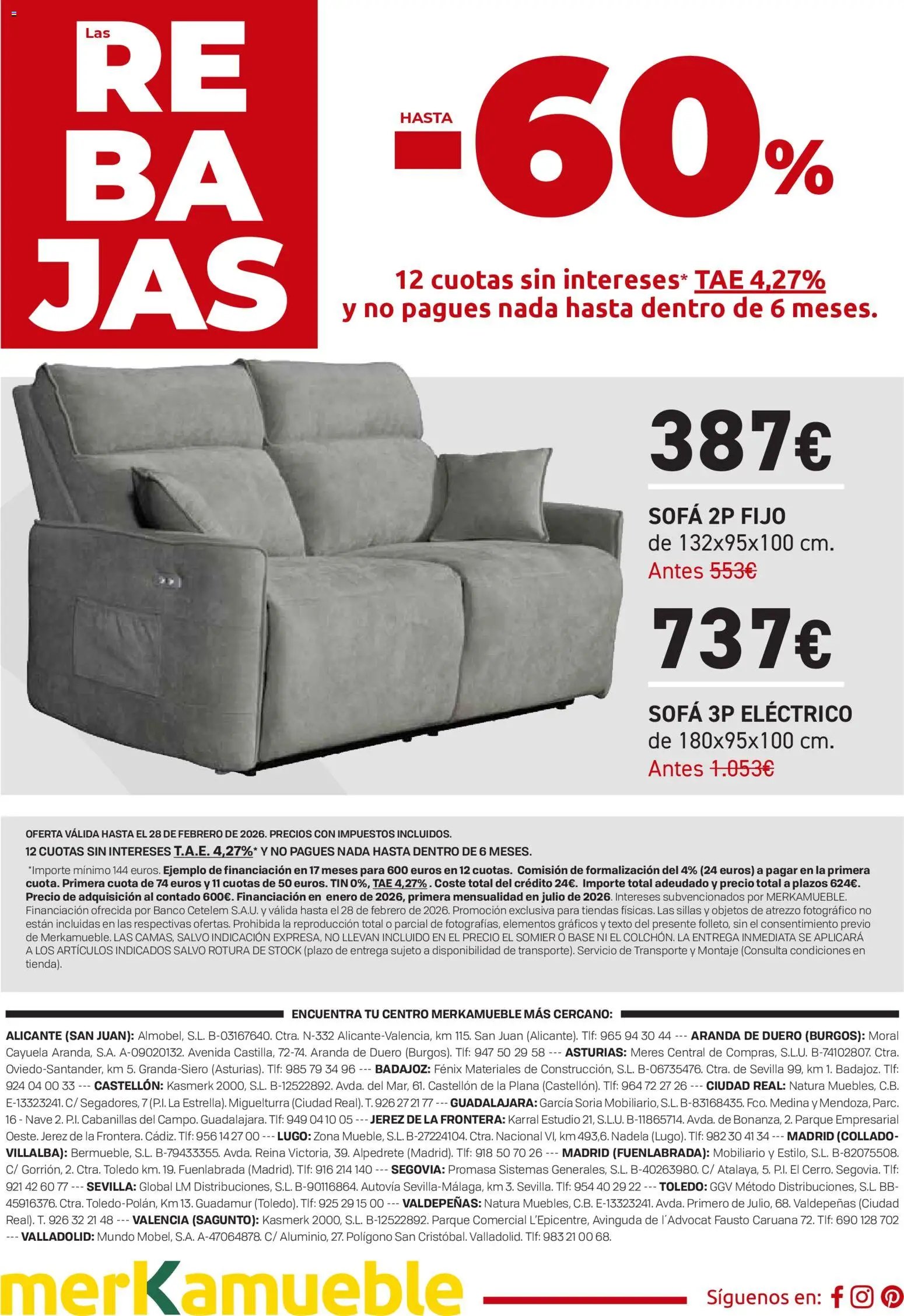 Merkamueble oferta desde 21/01/2026 Folleto