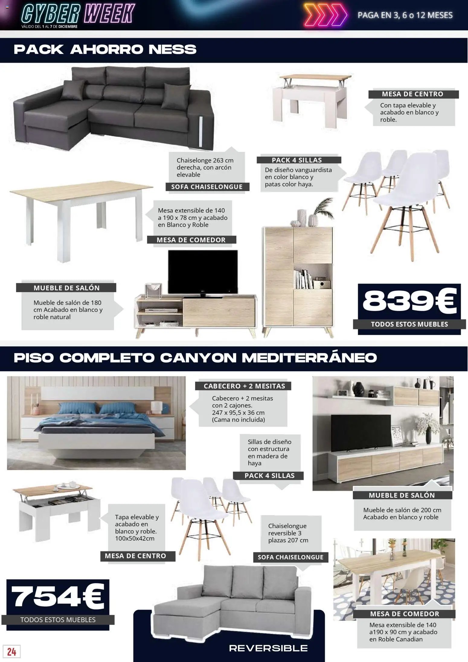 Atrapa Muebles oferta desde 01/12/2025 Cyber Week