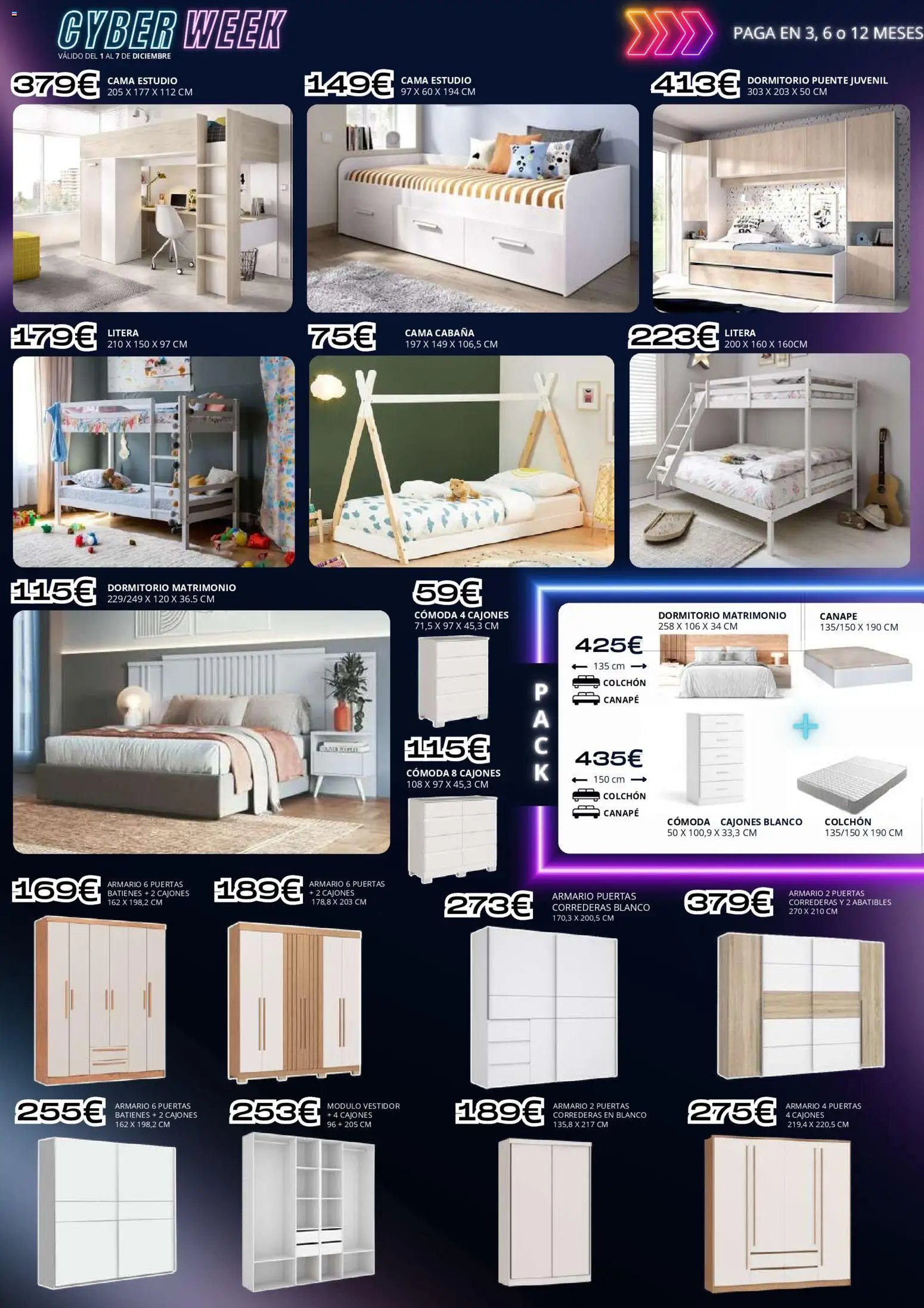 Atrapa Muebles oferta desde 01/12/2025 Cyber Week