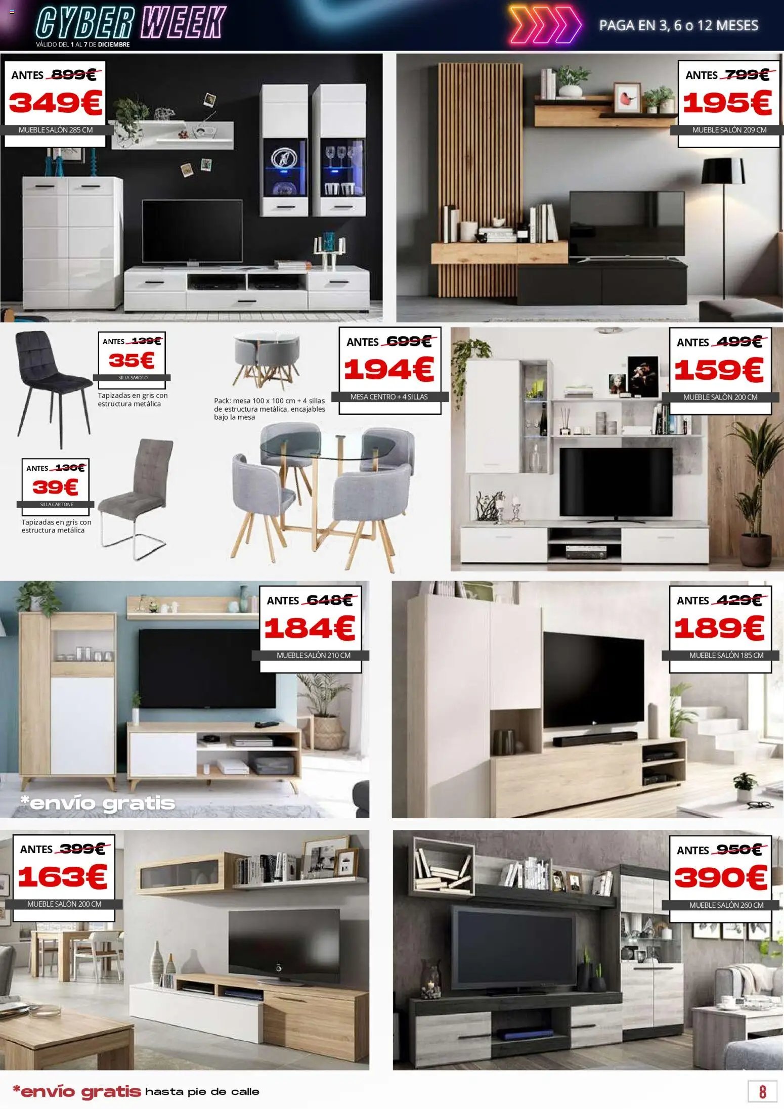 Atrapa Muebles oferta desde 01/12/2025 Cyber Week